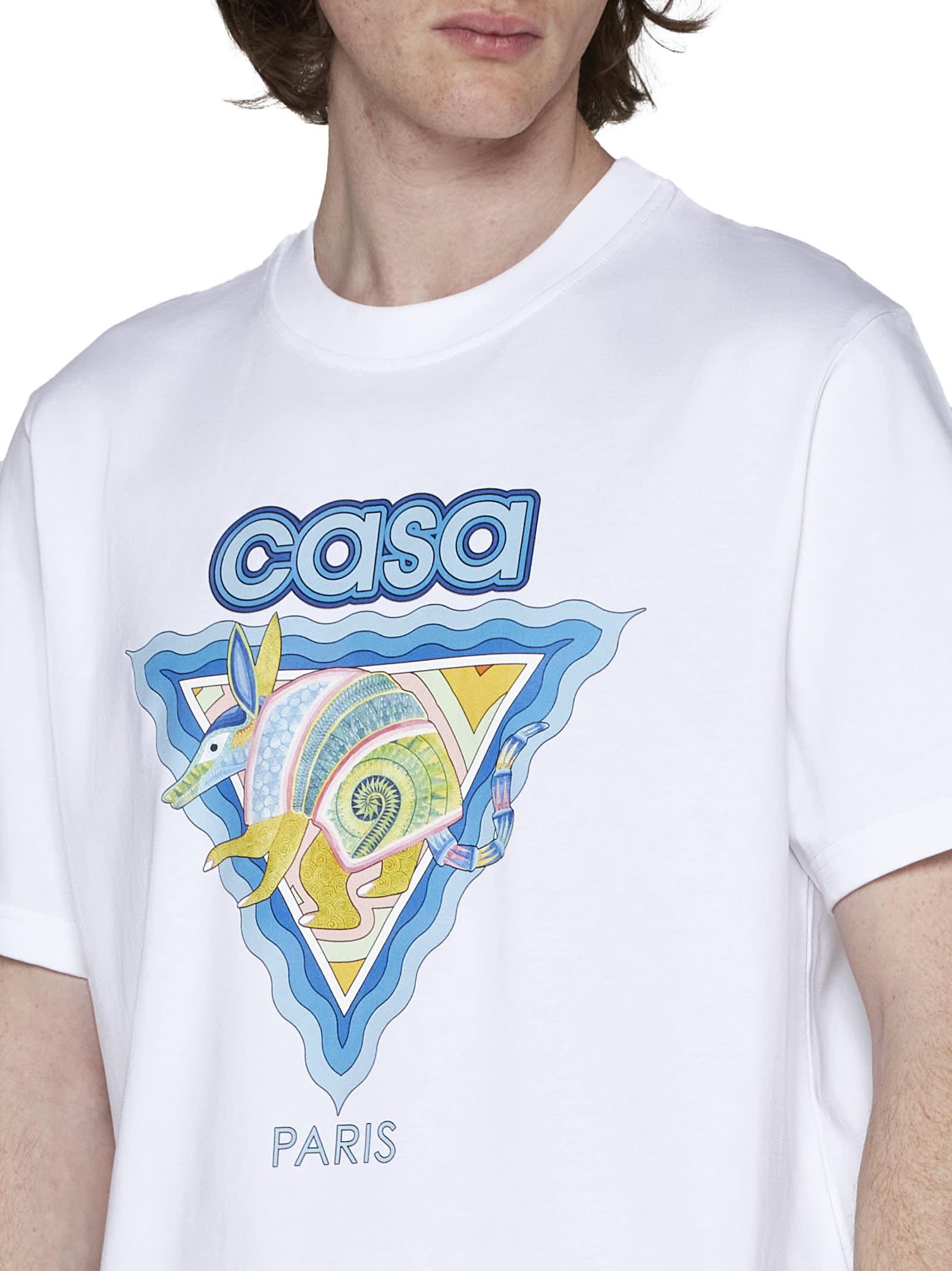 CASABLANCA T-shirt in Blue for Men