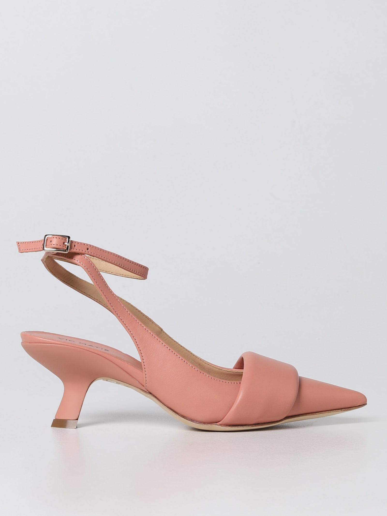 Chanel  Pink Leather Bow Strappy Heel  VSP Consignment