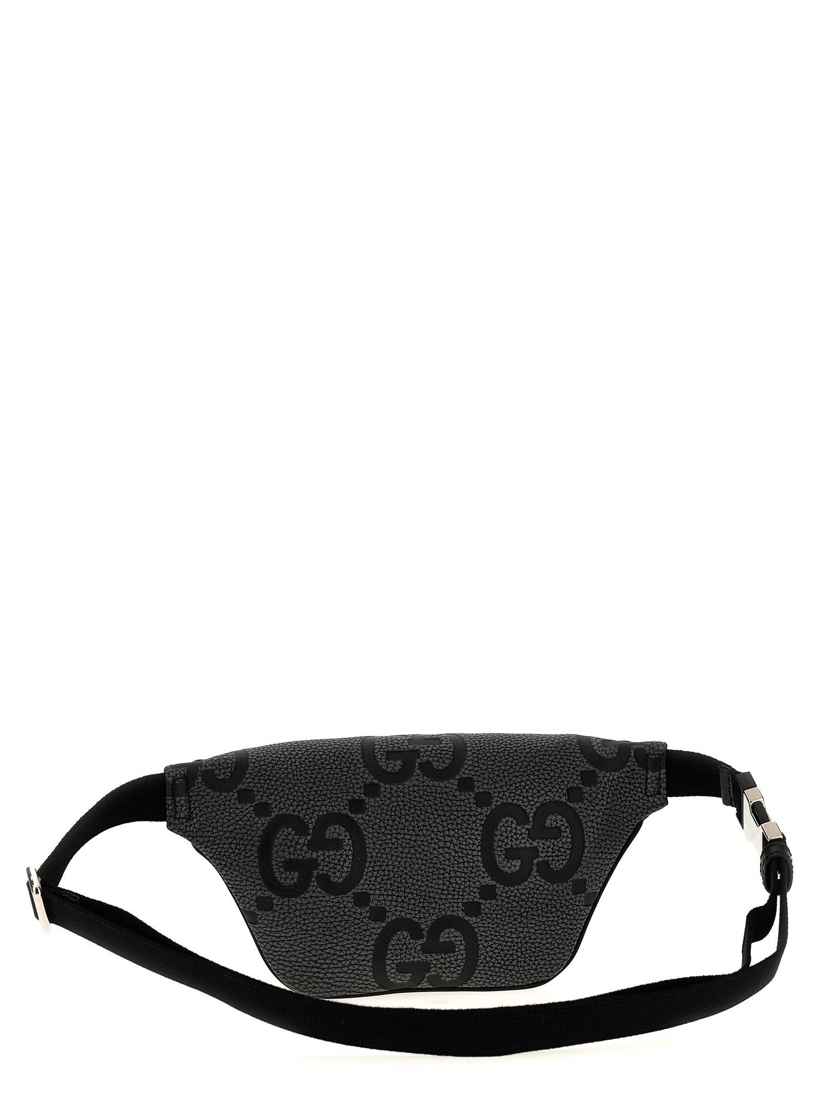 Gucci 'Jumbo Gg' Fanny Pack in Black for Men | Lyst