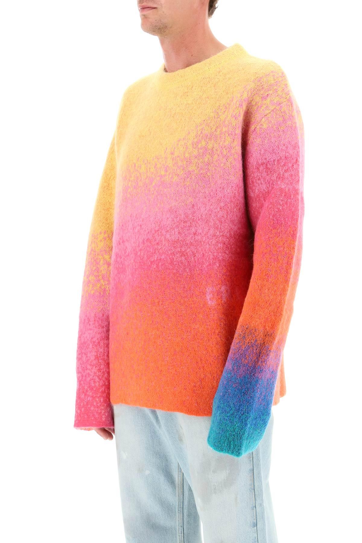 ERL Mohair And Alpaca Gradient Sweater in Pink for Men | Lyst