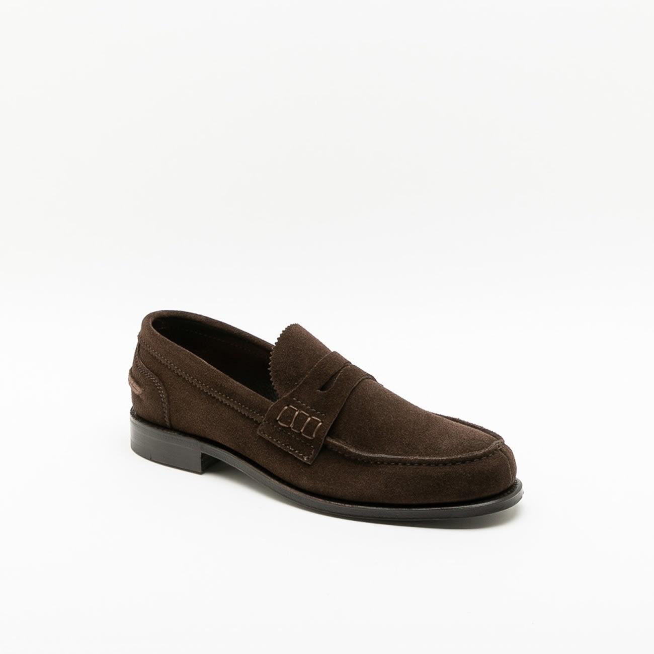 Cheaney Tunisie Suede Loafer in Brown for Men | Lyst