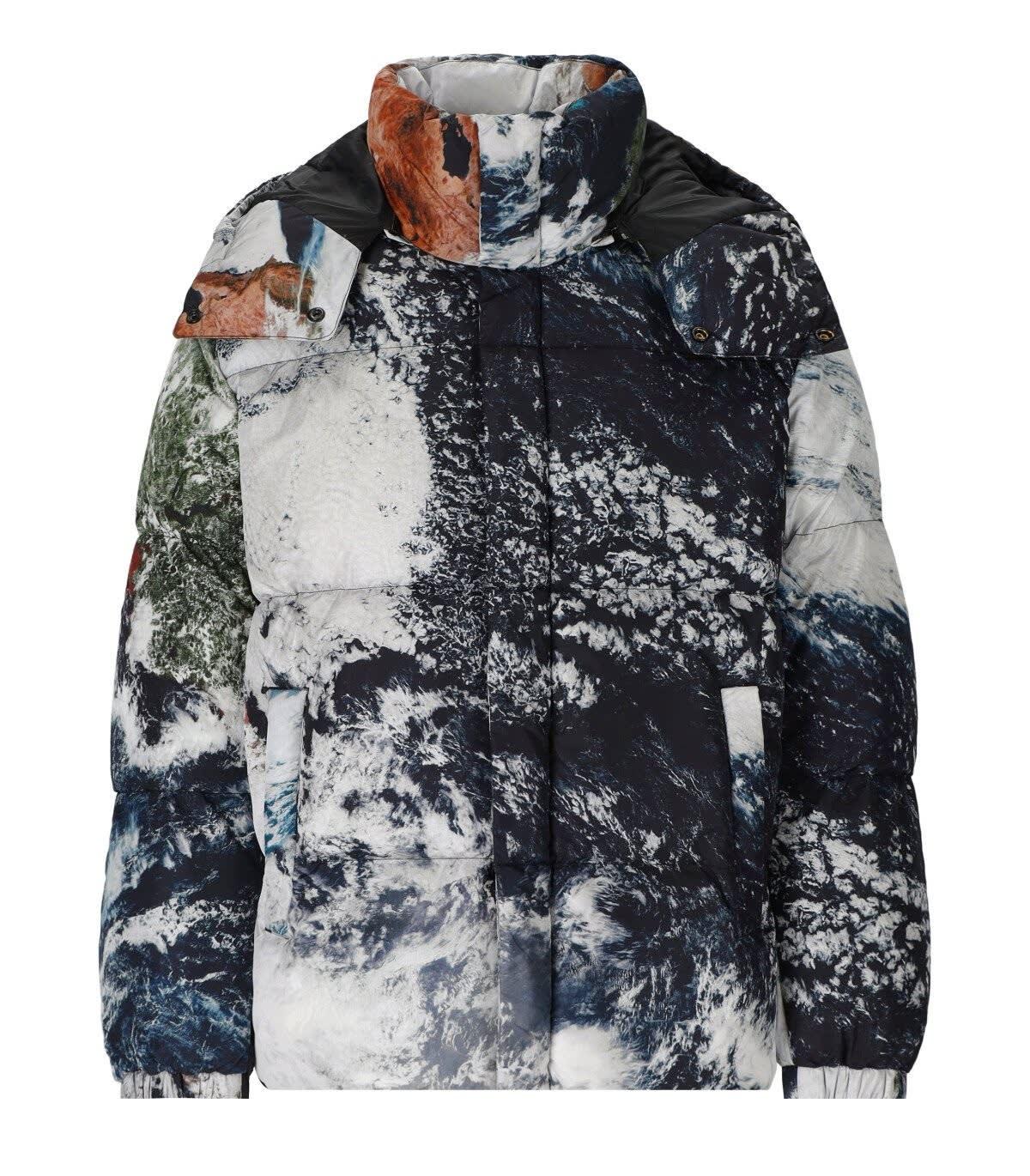 DIESEL 23AW W-Rolfys-Fd-Print ウィンター パデッド ジャケット  