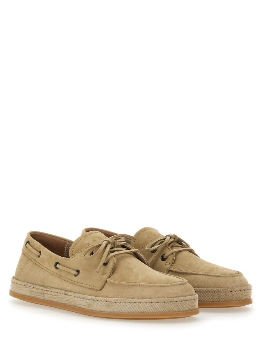 Hogan Leather Boat Moccasin - NWT Hogan Leather Boat Moccasin Loafer - Black | Garmentory main image 3