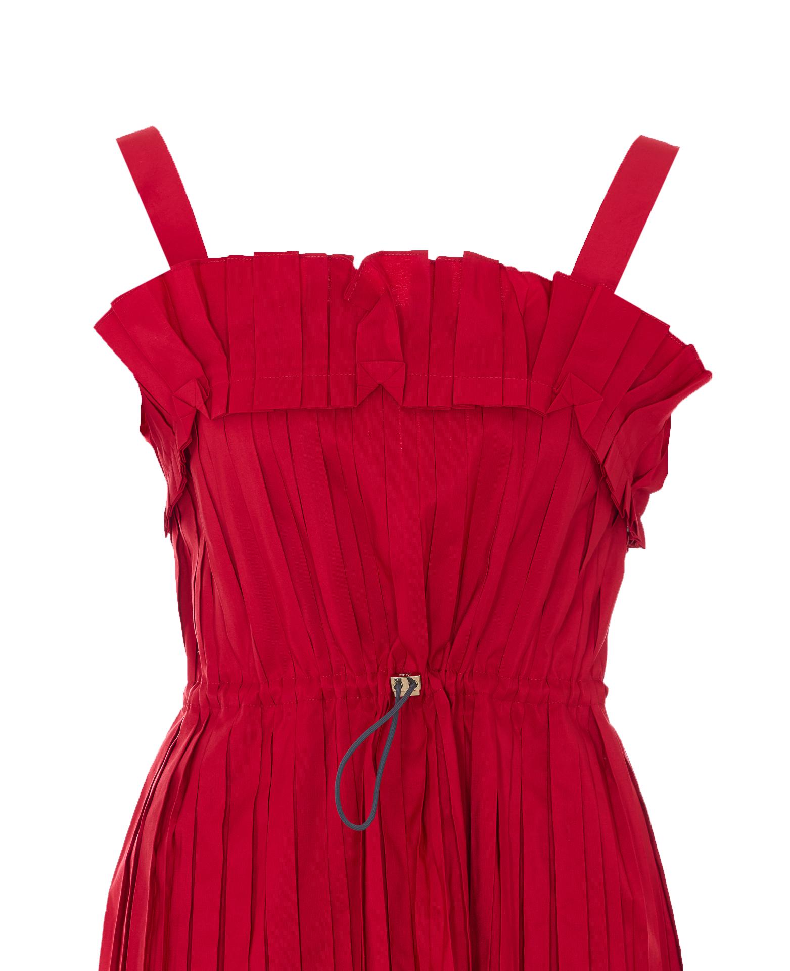 open lace back dress 1980s Karl Lagerfeld Fendi Red Silk Satin Strapless Evening Dress w Bolero