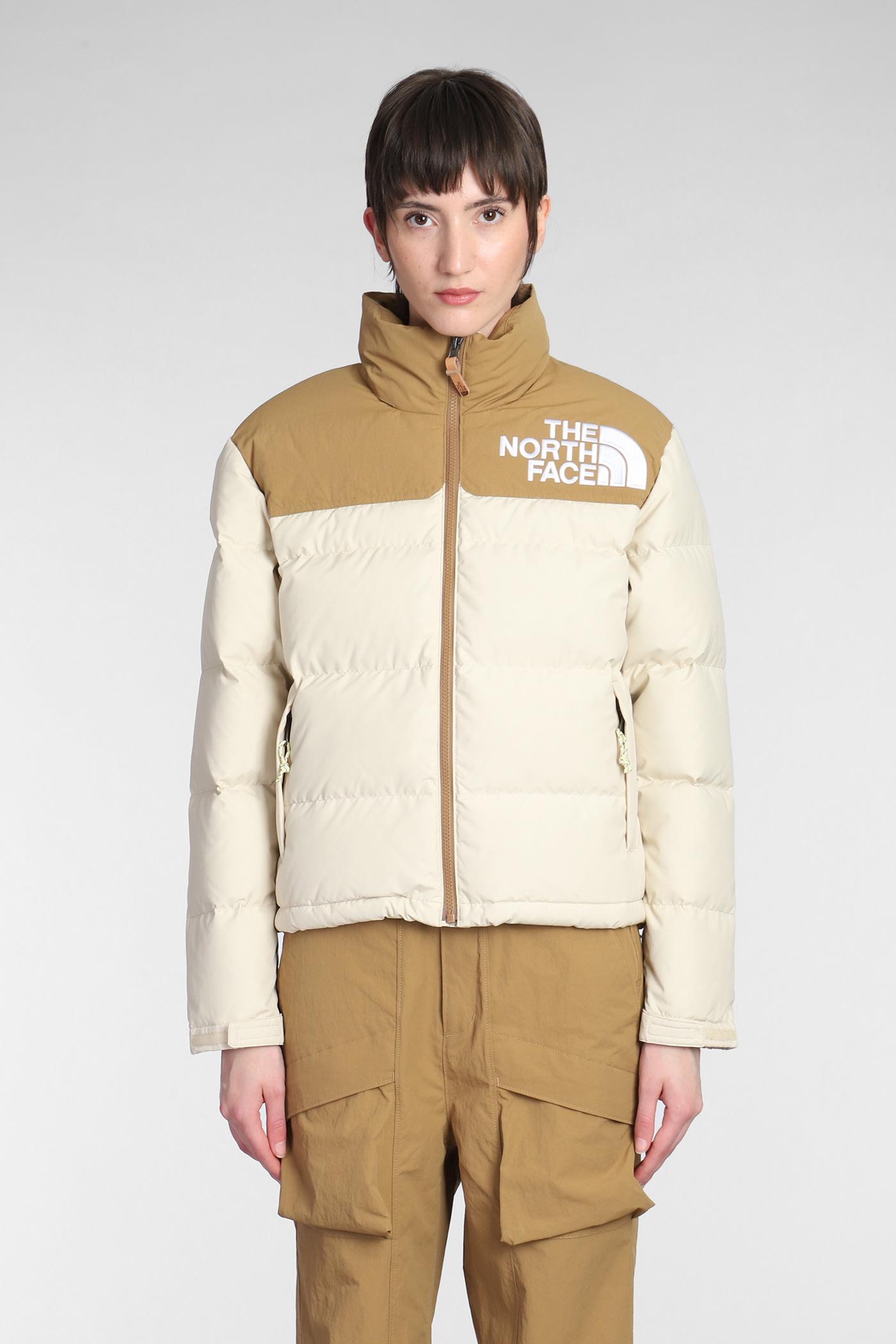 The North Face Puffer In Polyamide in Natural | Lyst