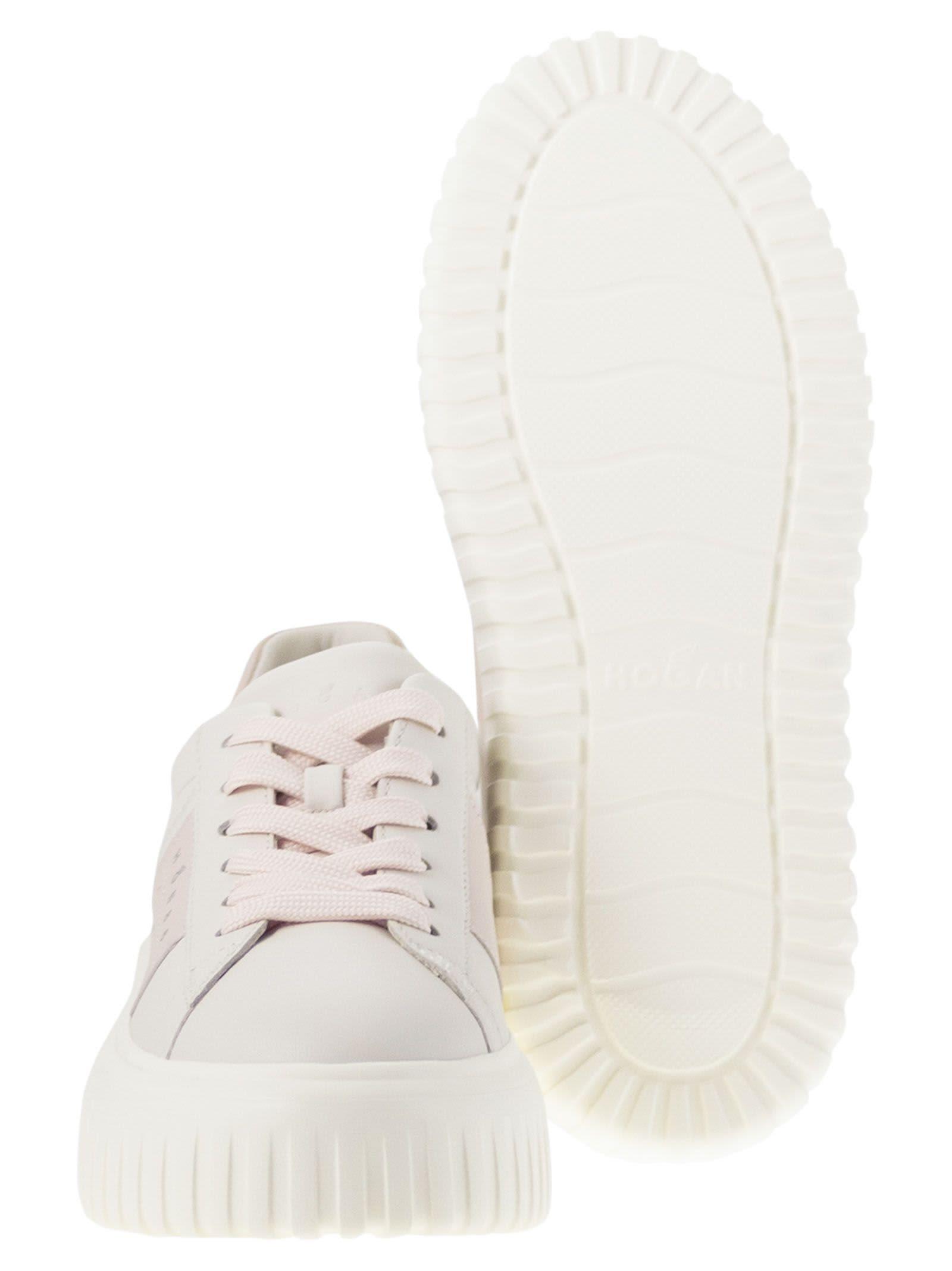 スニーカー HOGAN H-Stripes trainers with side band Sneakers Hogan H-Stripes WHITE, BLUE for Man