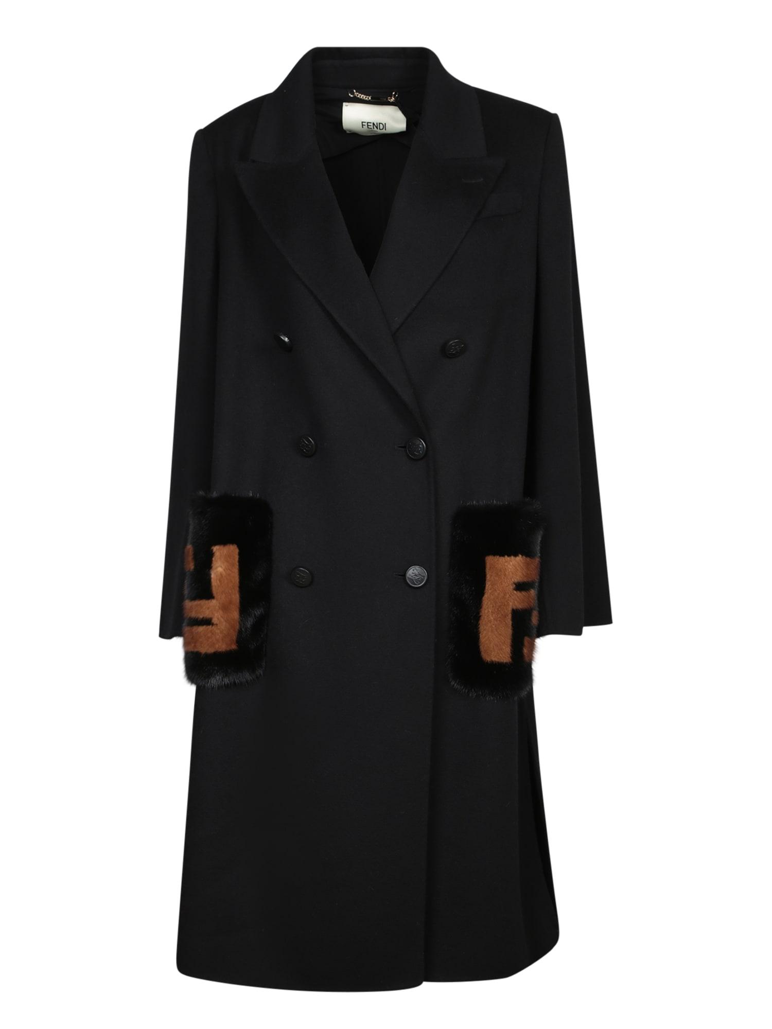 【送料&関税込】Fendi Collared Long Coat Fendi Long coats and winter coats for Women | Online Sale up