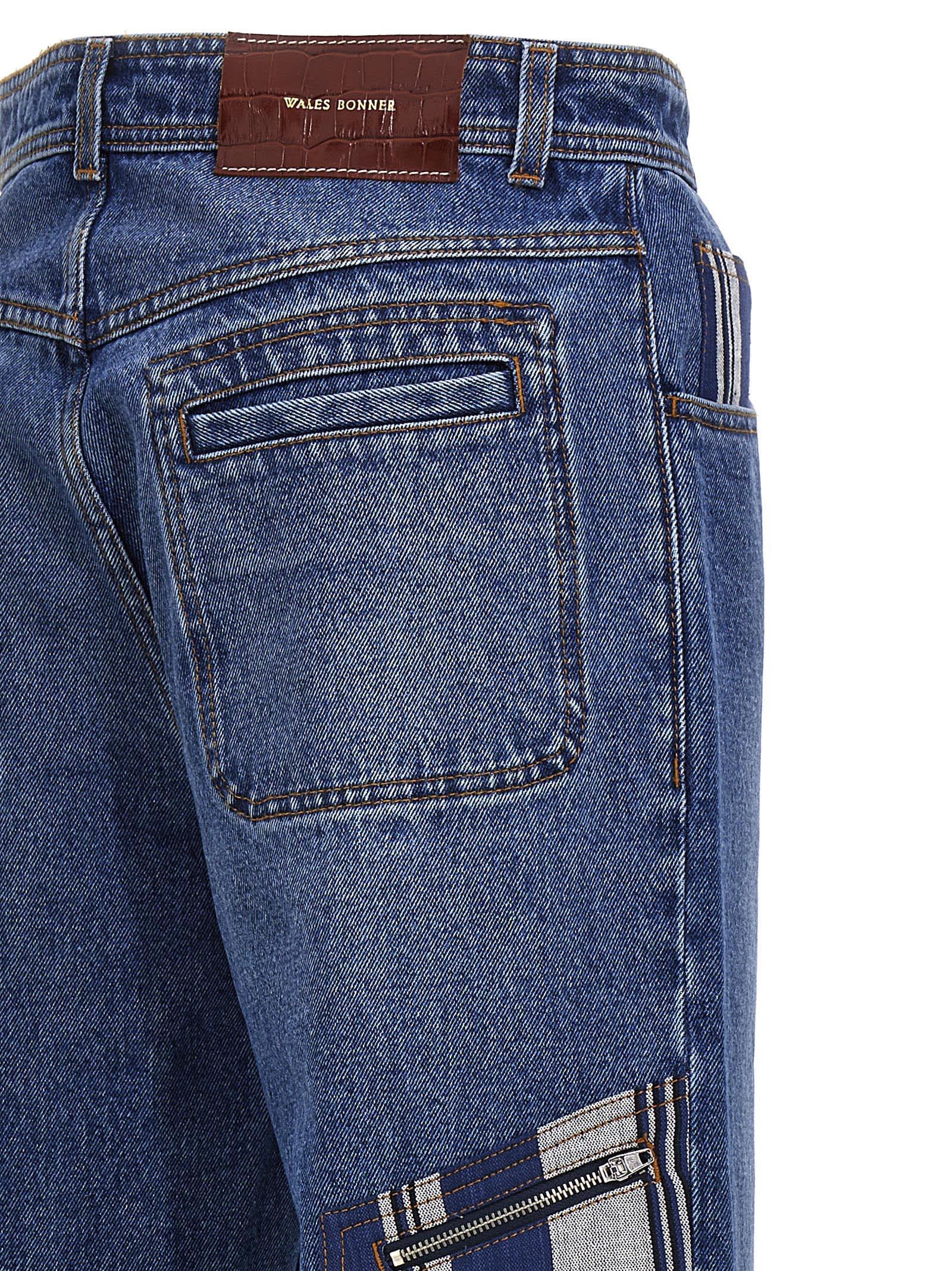 Wales Bonner Jeans 'miles' in Blue for Men | Lyst