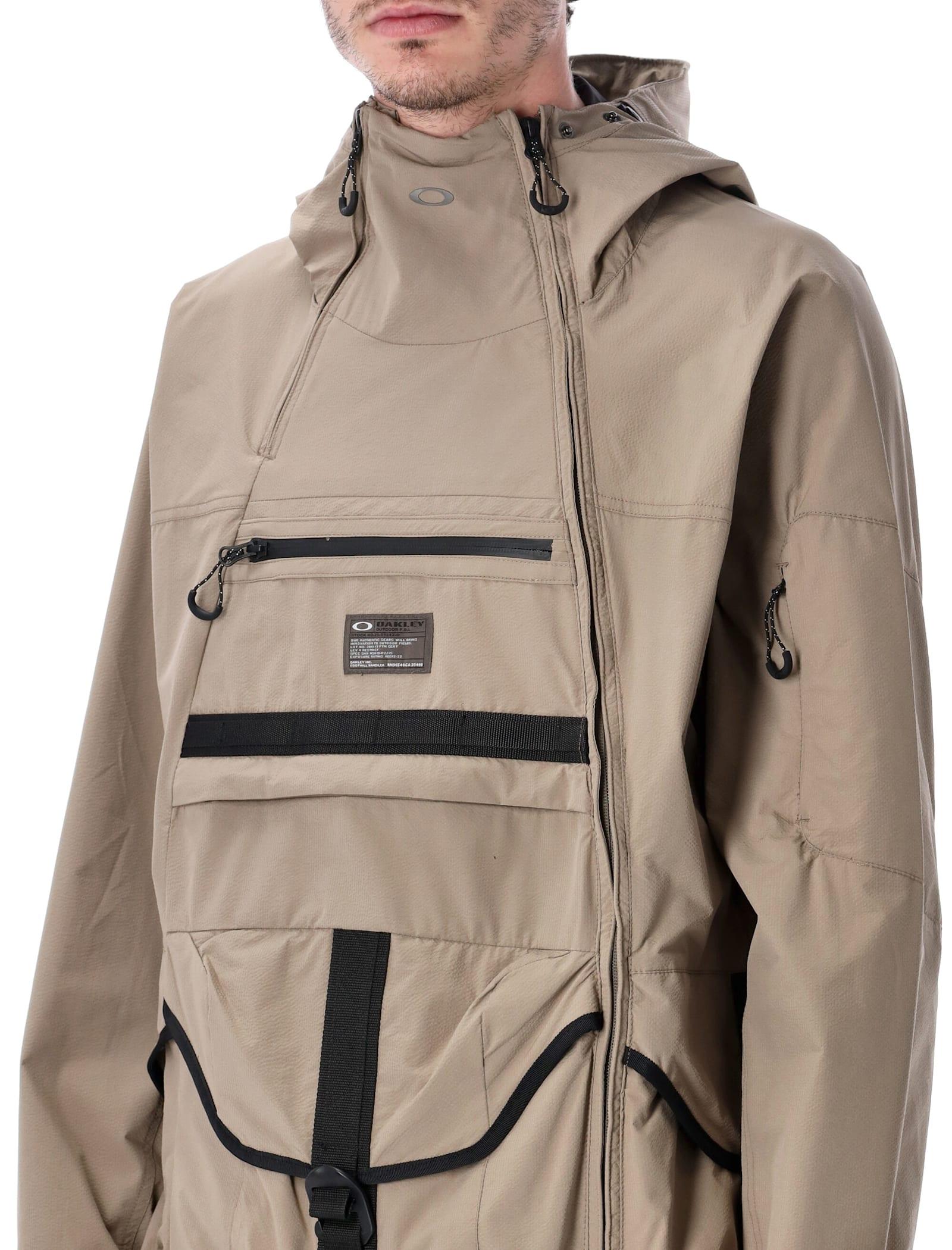 Oakley Fgl Stroke 5.7 Technical Nylon Anorak Jacket in Natural for