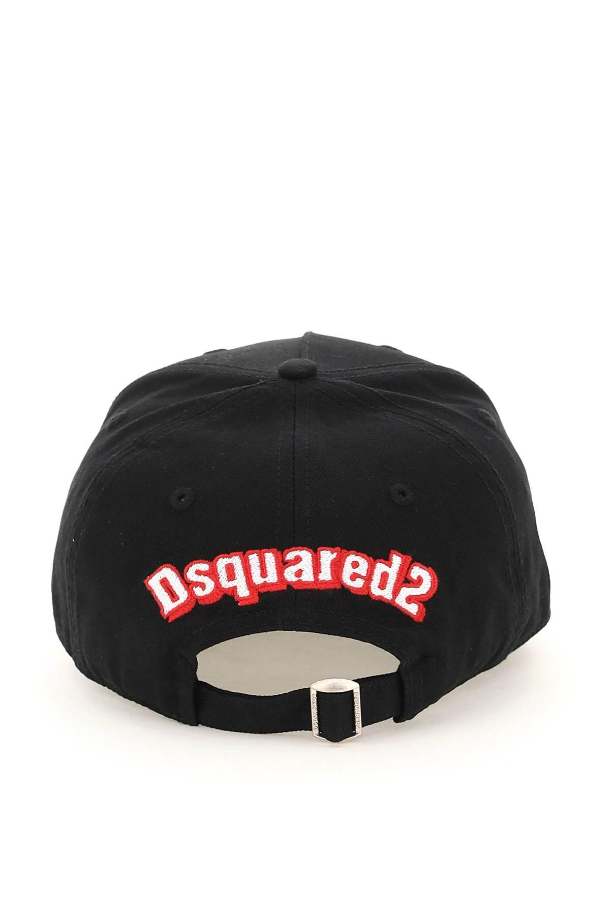 DSquared² Cotton D2 Baseball Cap in 