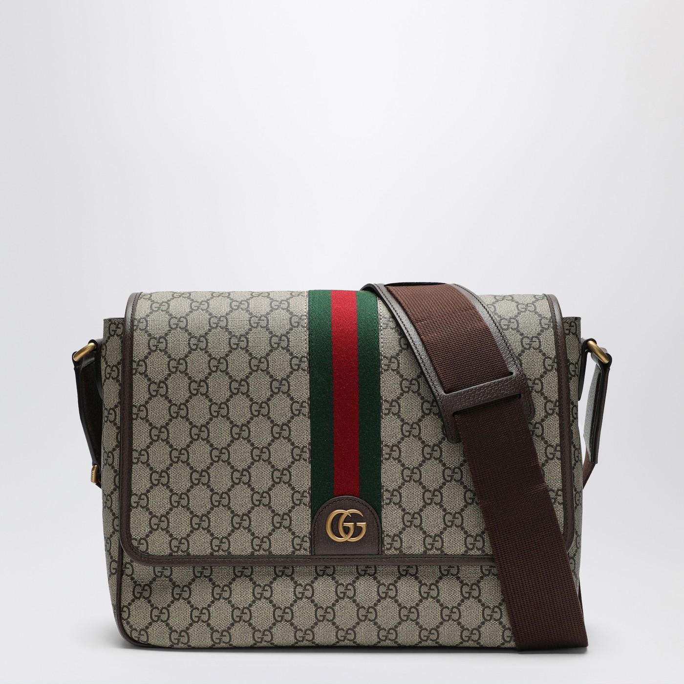 Gucci Shoulder Bag With Web Detail in Black for Men Lyst UK