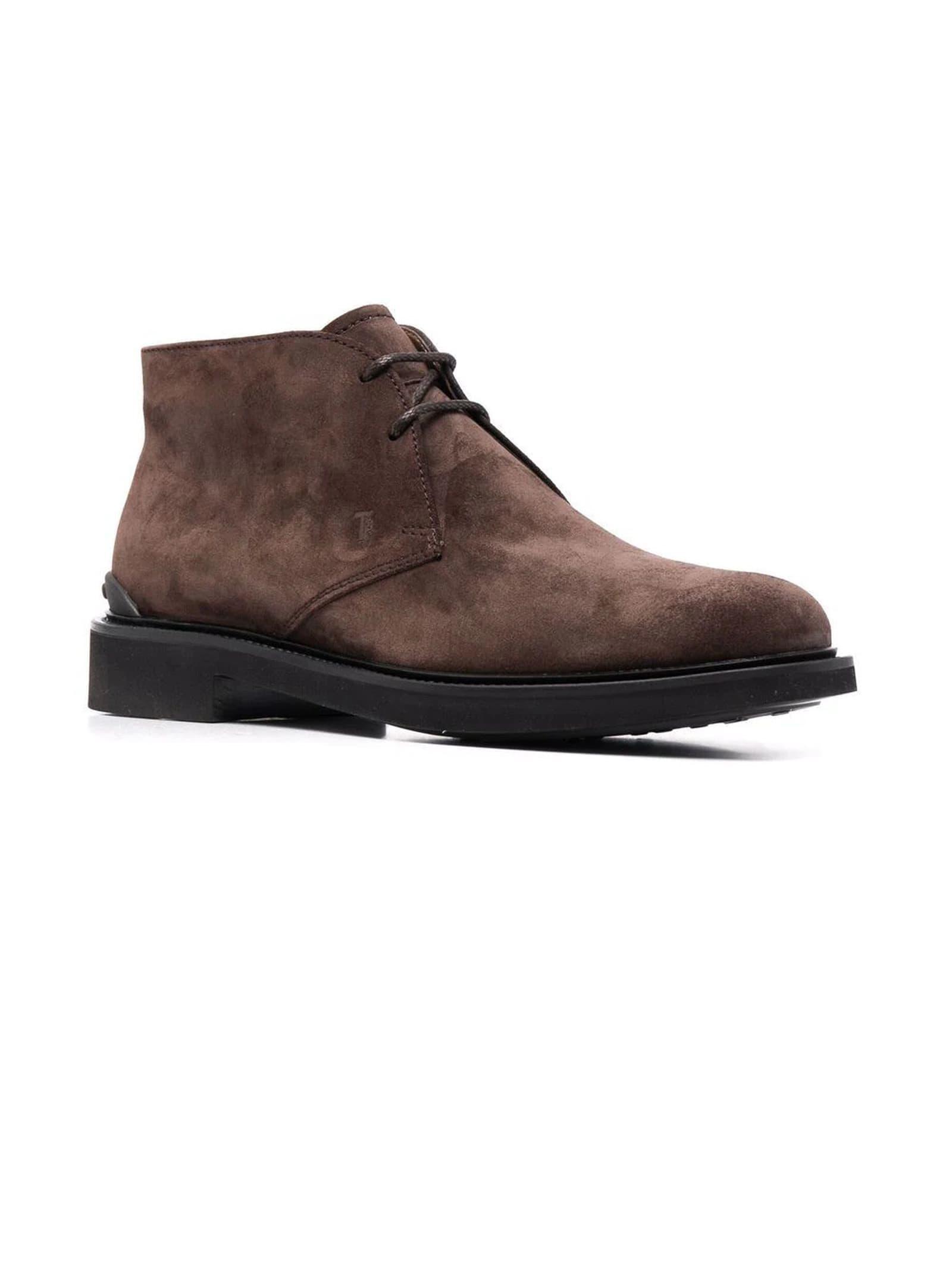 Tods W.g Desert Suede Boots in Brown for Men Mens Shoes Boots Chukka boots and desert boots 