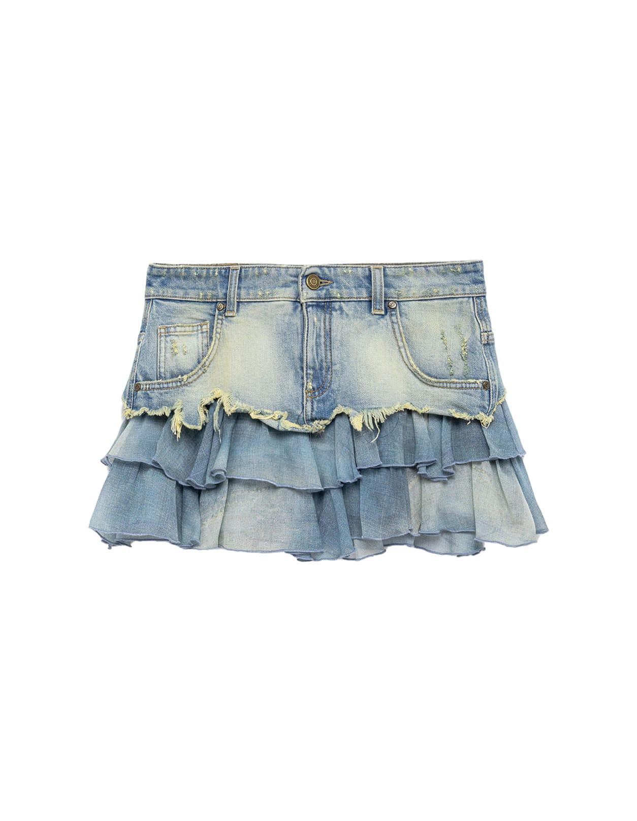 ミニスカート BLUMARINE Women Mini Skirts 4G013A 45614 N0992 ARGENTO GREY ミニスカート BLUMARINE Women Mini Skirts 4G013A 45614 N0992