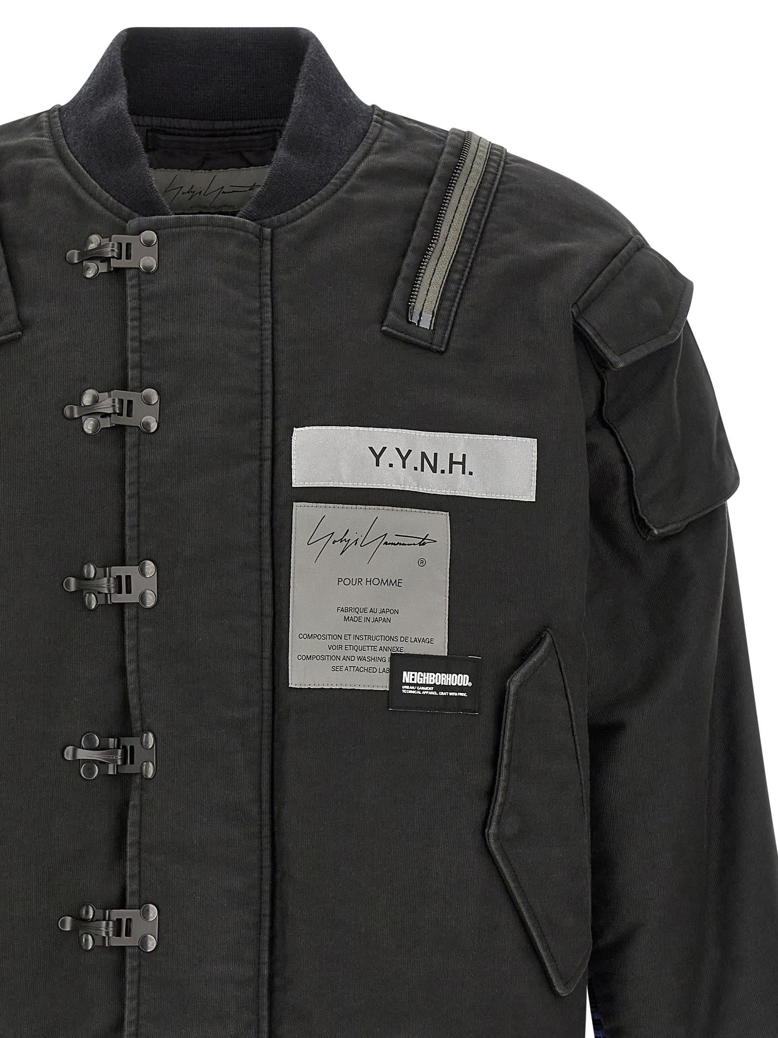Yohji Yamamoto Logo Jacket in Black for Men | Lyst