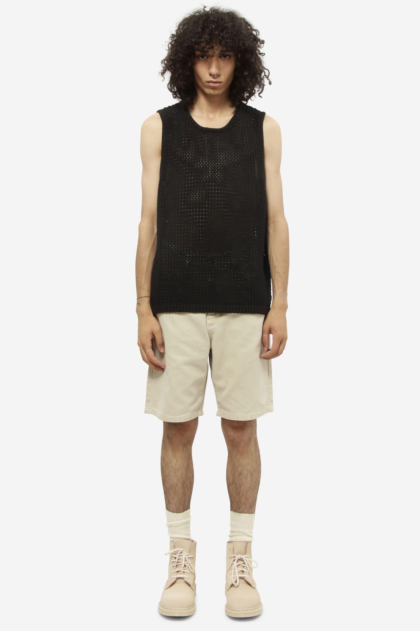 Stussy O Dyed Mesh Tank Top in Black for Men | Lyst