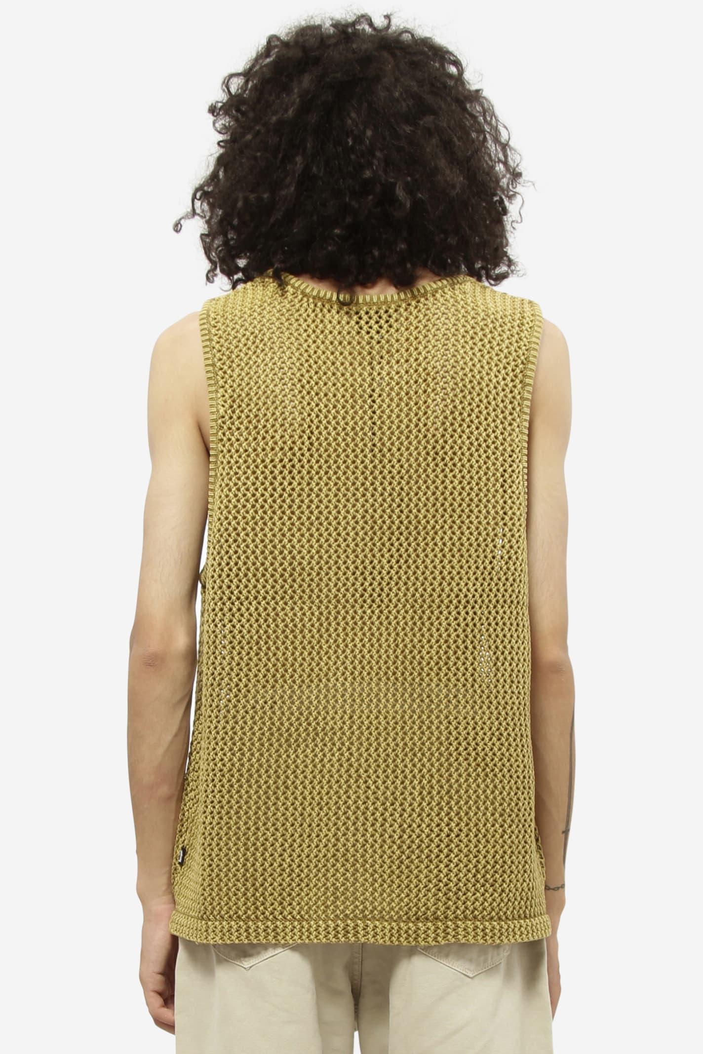 Stussy O Dyed Mesh Tank Top in Green for Men | Lyst