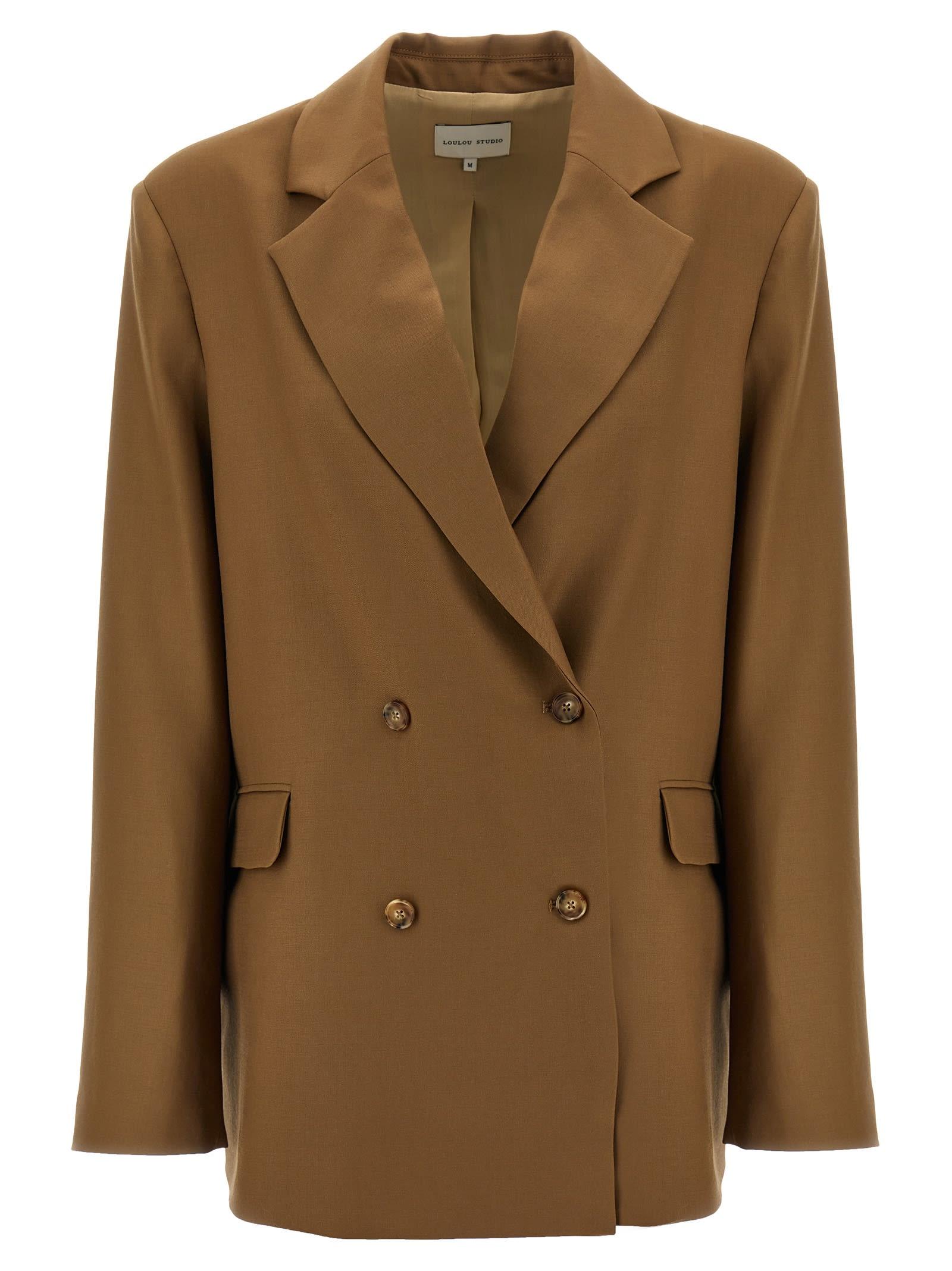 Loulou Studio Black Donau Blazer