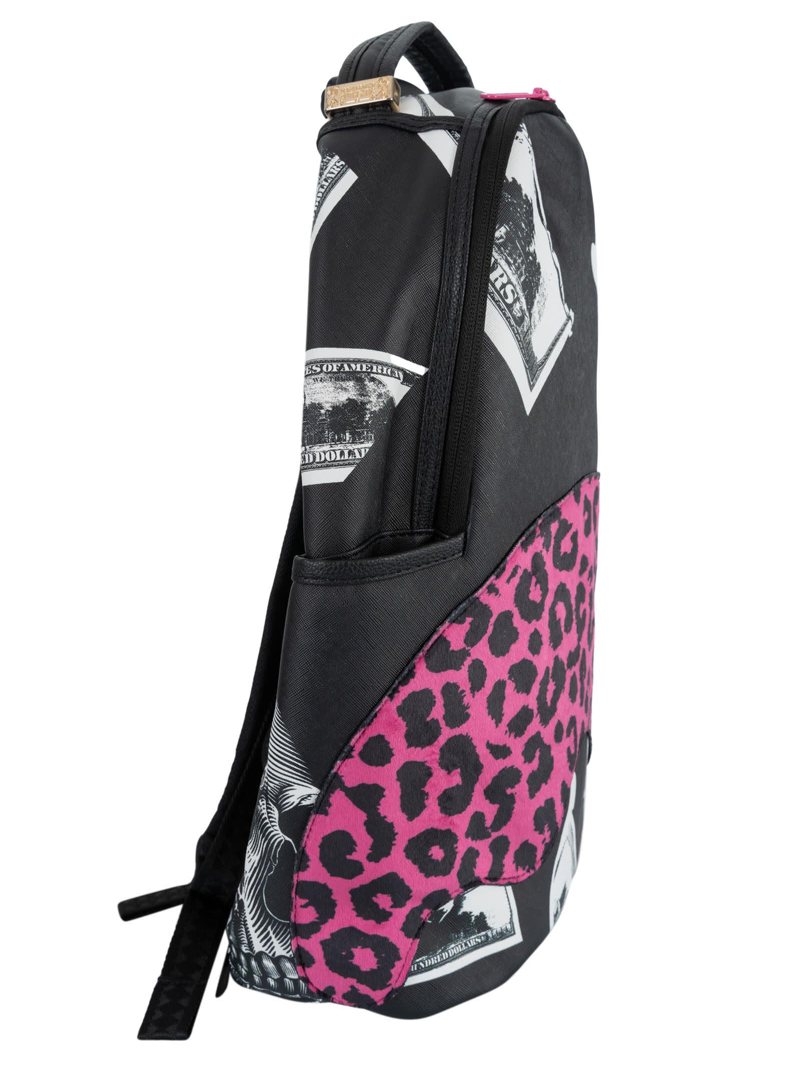 Sprayground Money Leopard Backpack in Pink for Men Lyst