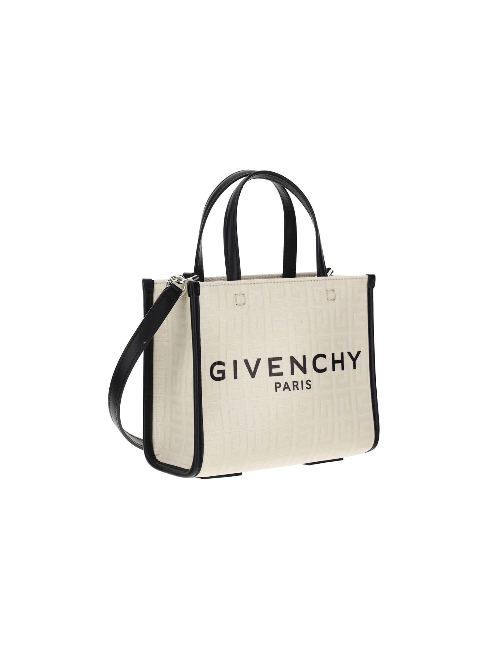 GIVENCHY G-Tote medium leather-trimmed printed canvas tote