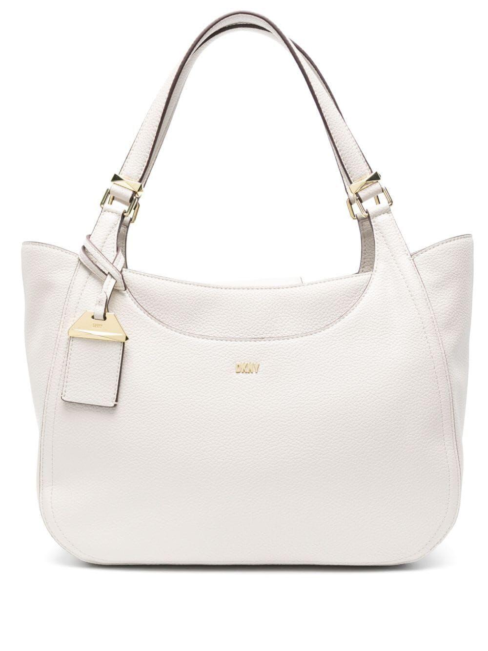 Dkny white tote bag hotsell