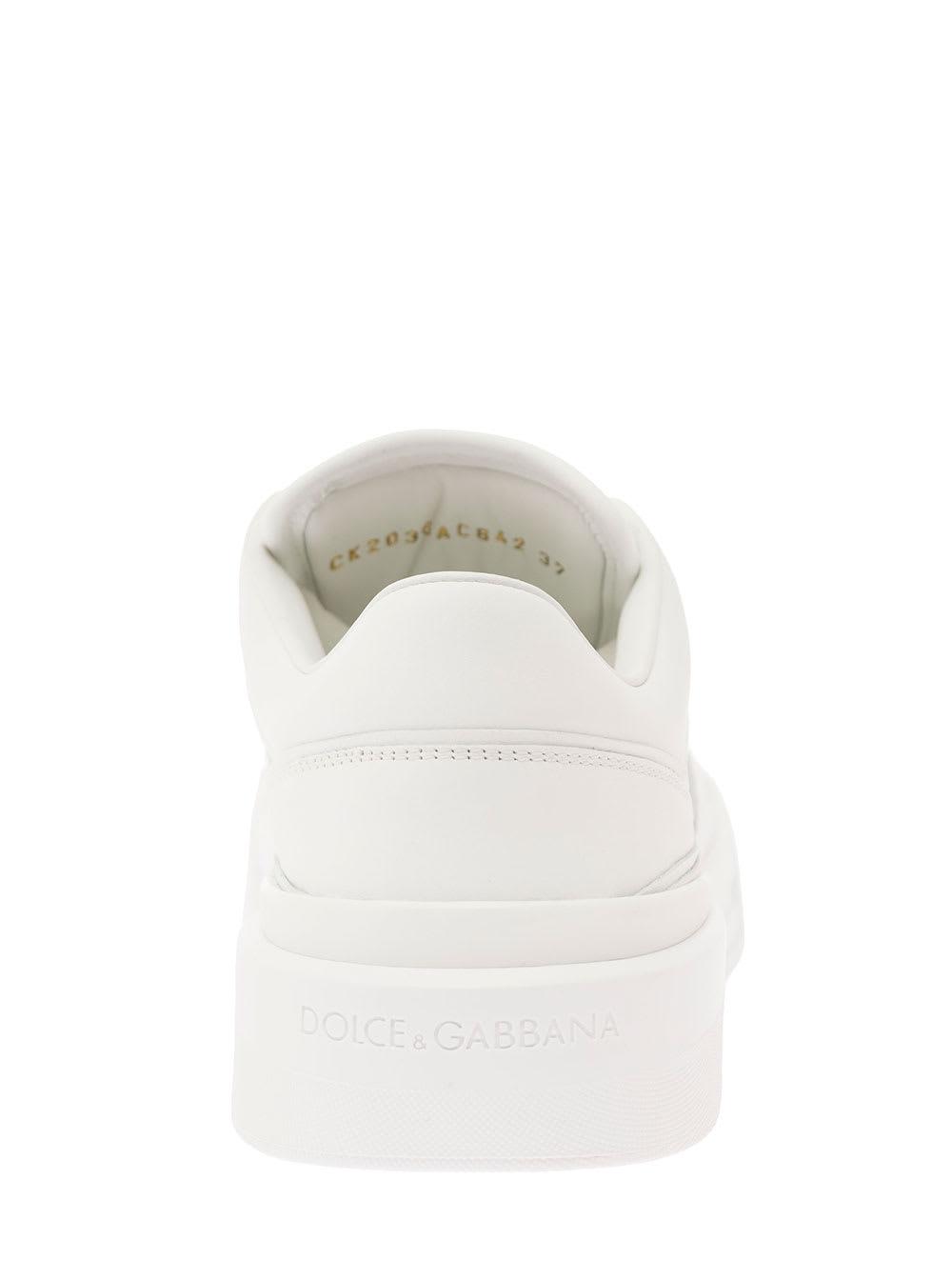 Dolce & Gabbana New Roma Sneaker in White - Save 24% | Lyst