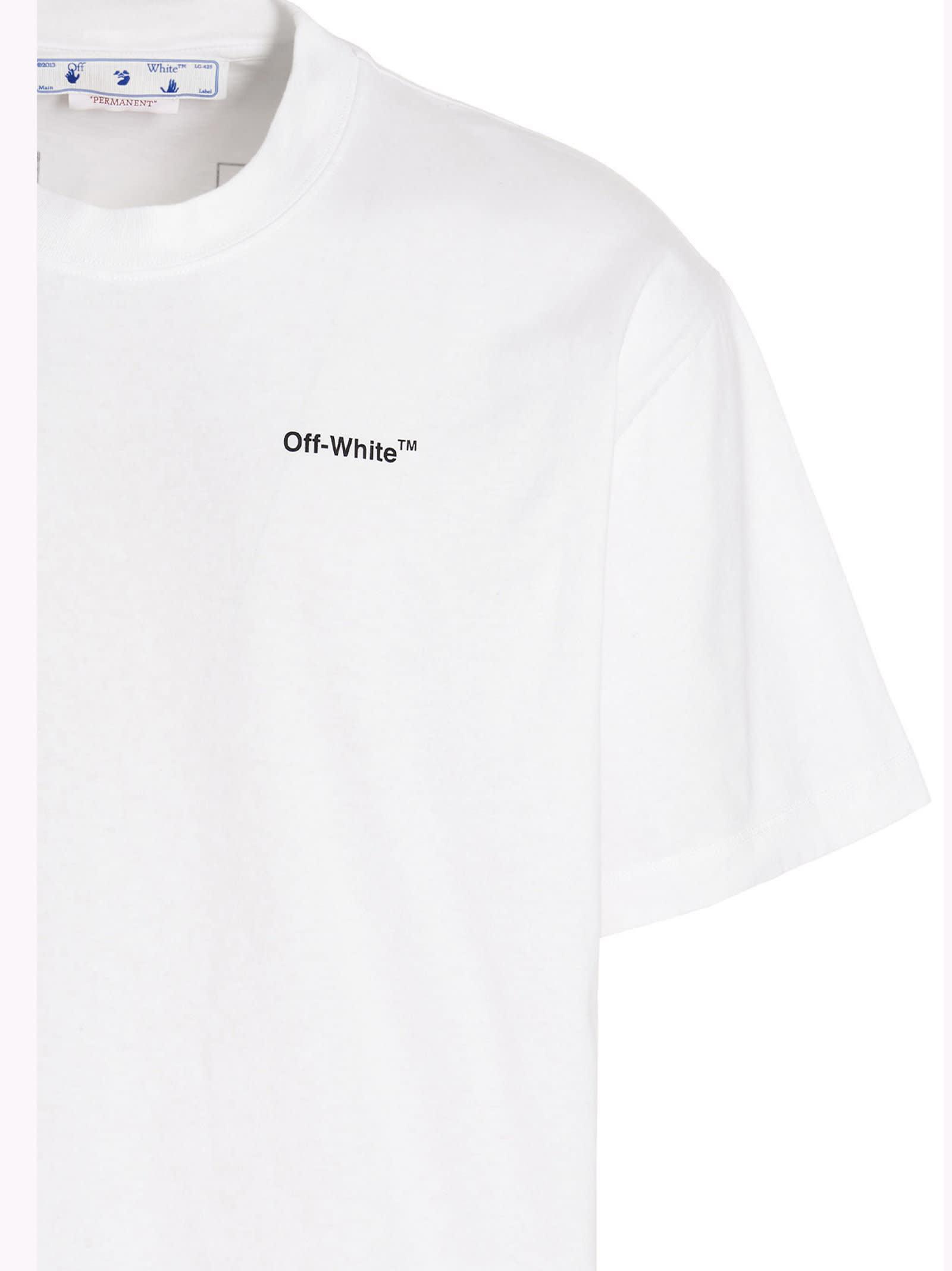 Off-White c/o Virgil Abloh Outline Arrow T-shirt in White for Men | Lyst