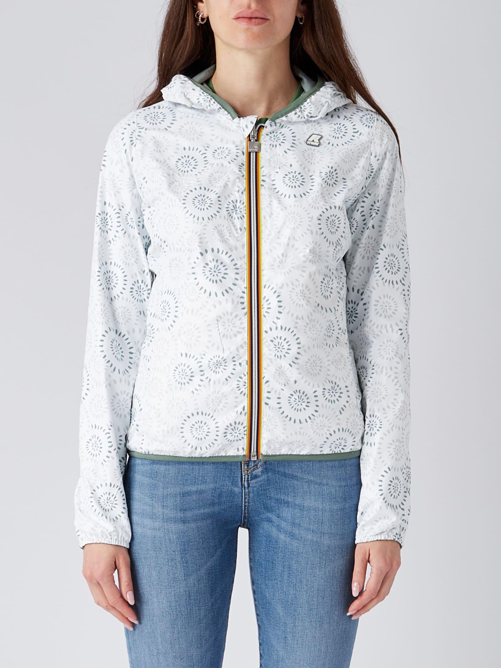 K-Way Lily Plus Double Graphic Jacket in Gray | Lyst