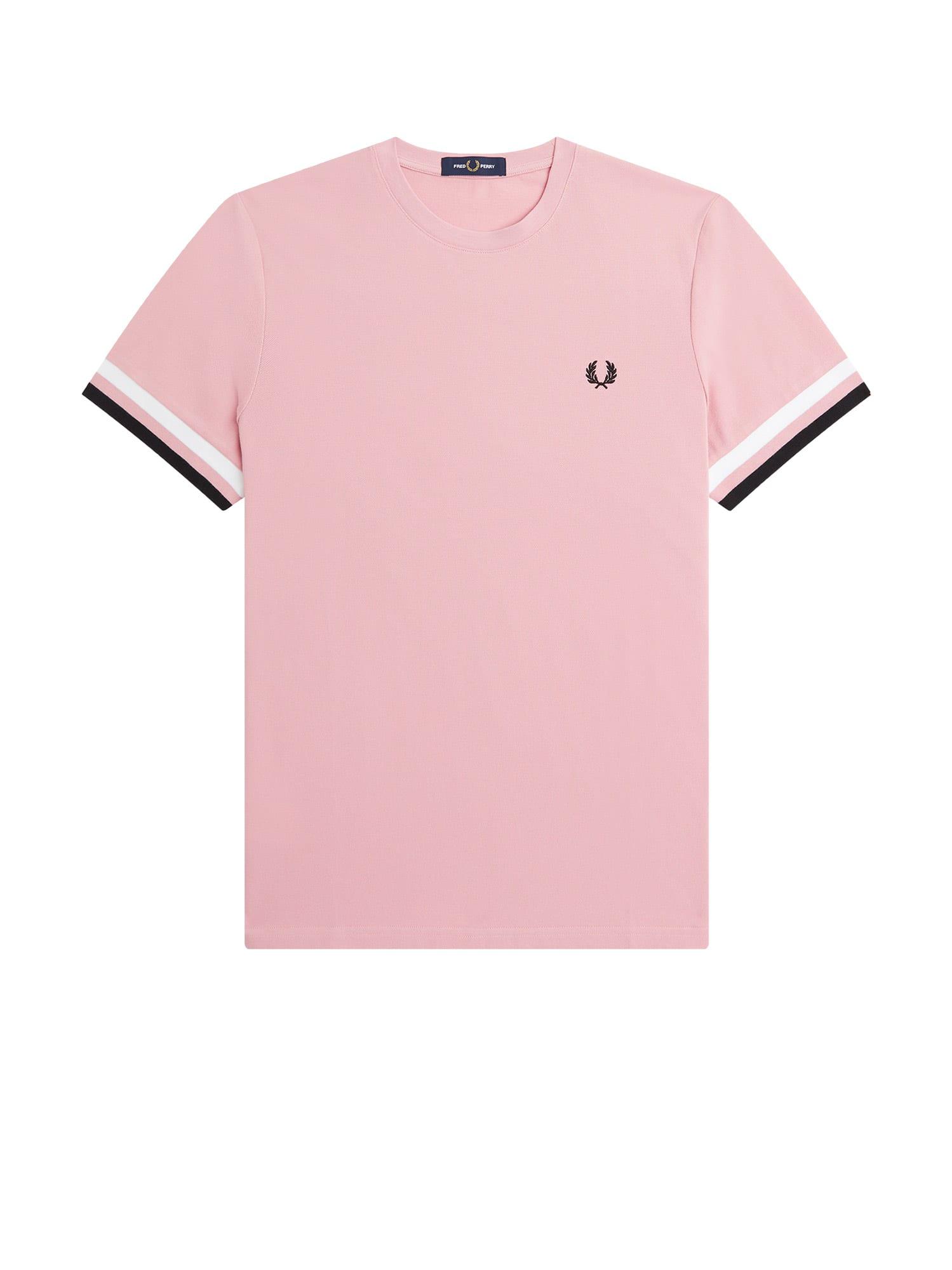 Fred Perry T-shirt in Pink for Men | Lyst