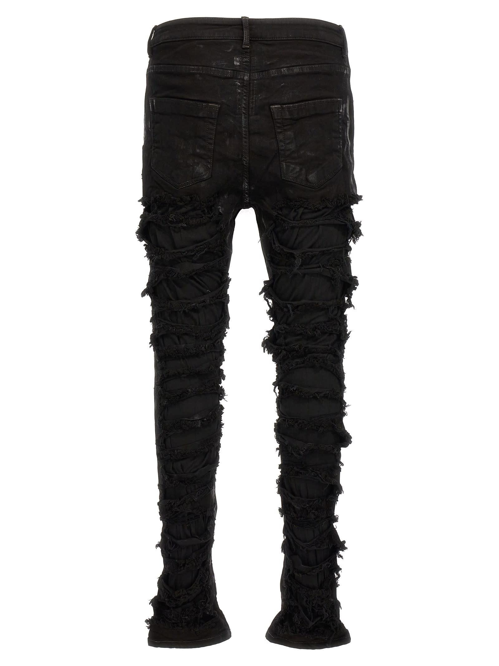 Rick Owens DRKSHDW Detroit Cut Jeans in Black for Men | Lyst