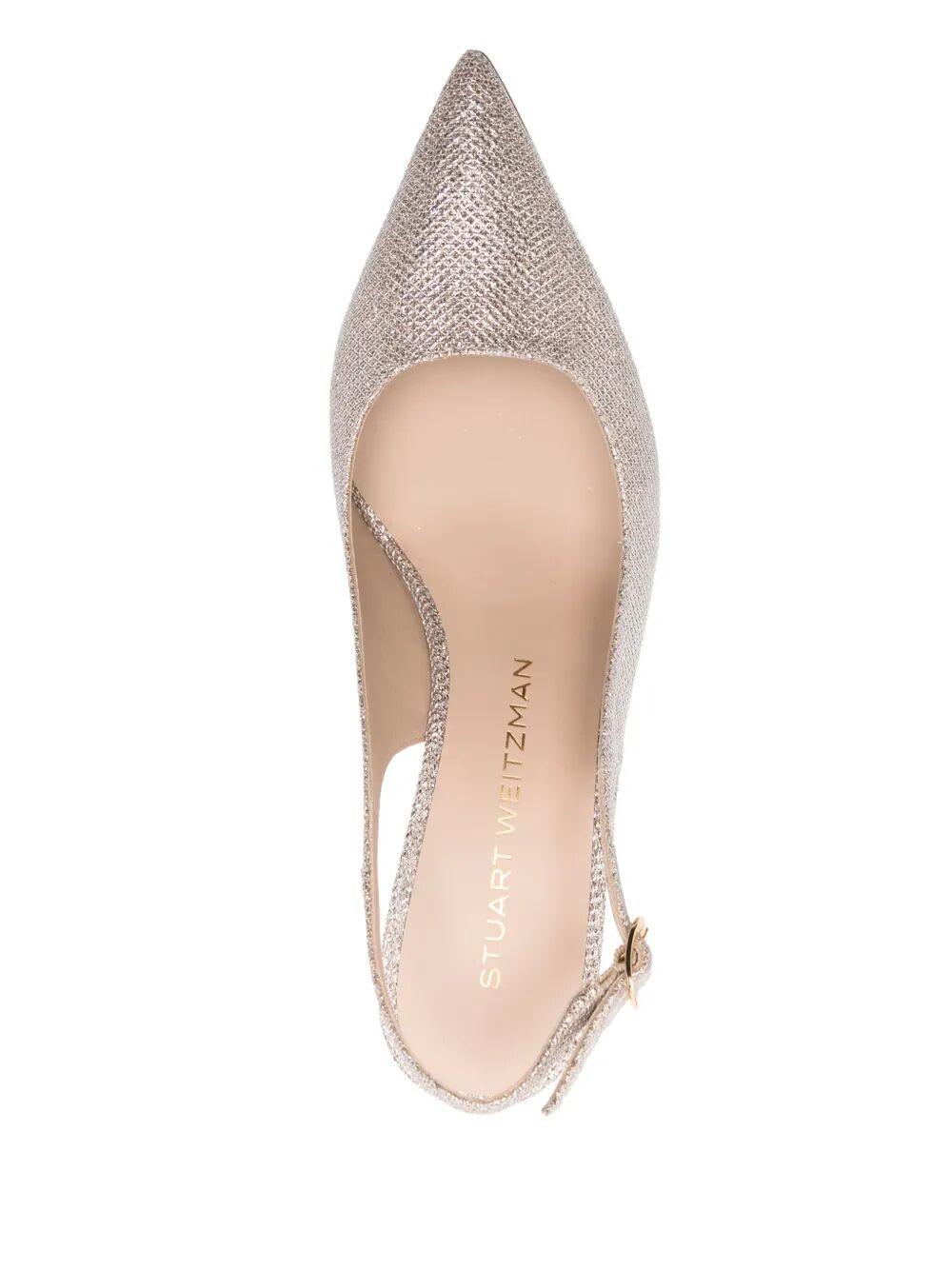 サンダル・ミュール Stuart Weitzman STUART POWDER SLING BACK 7 (SL038 POUDRE) Stuart Weitzman Stuart Powder Sling Back 7 in White | Lyst