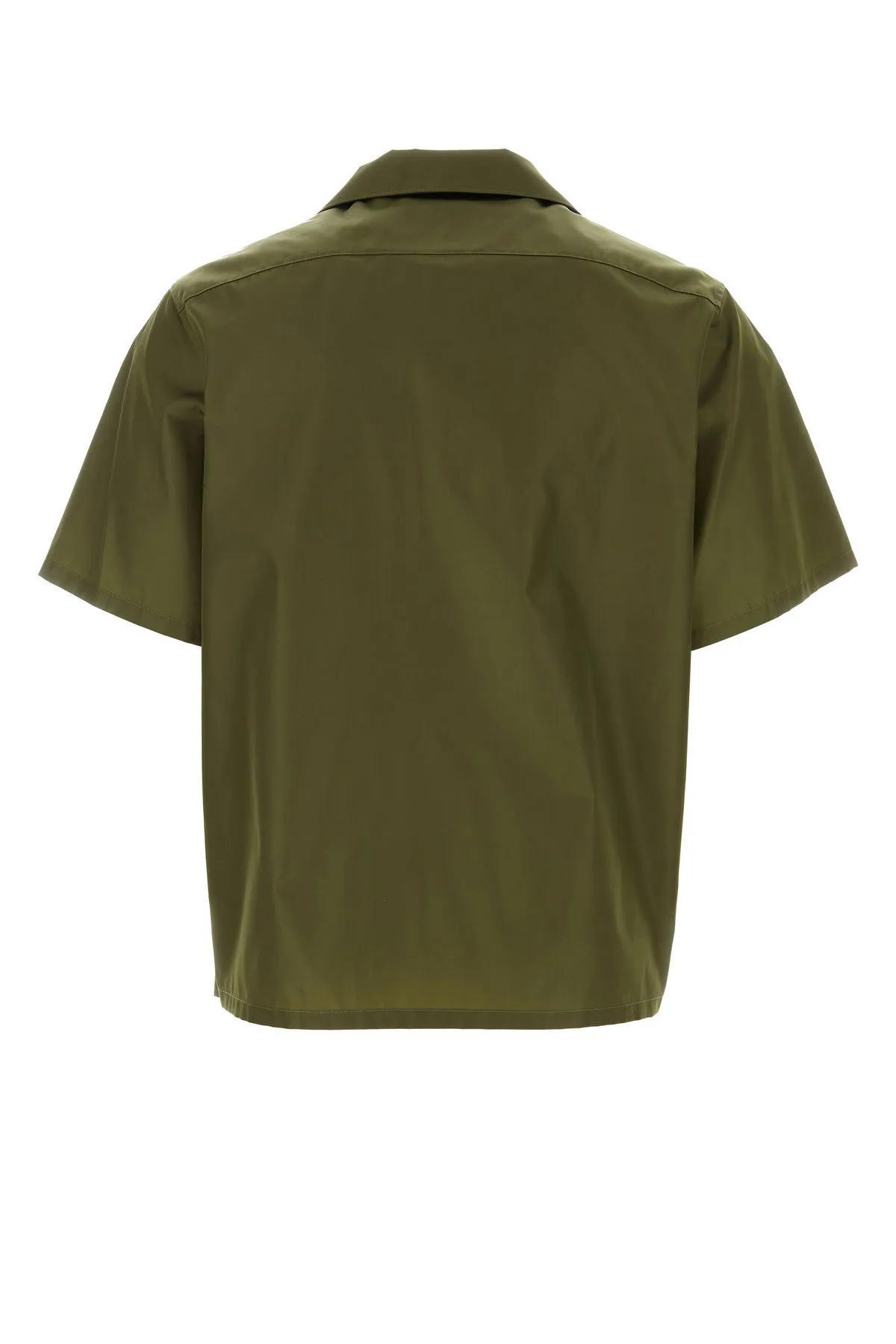 Prada Re-Nylon short-sleeved shirt - Green