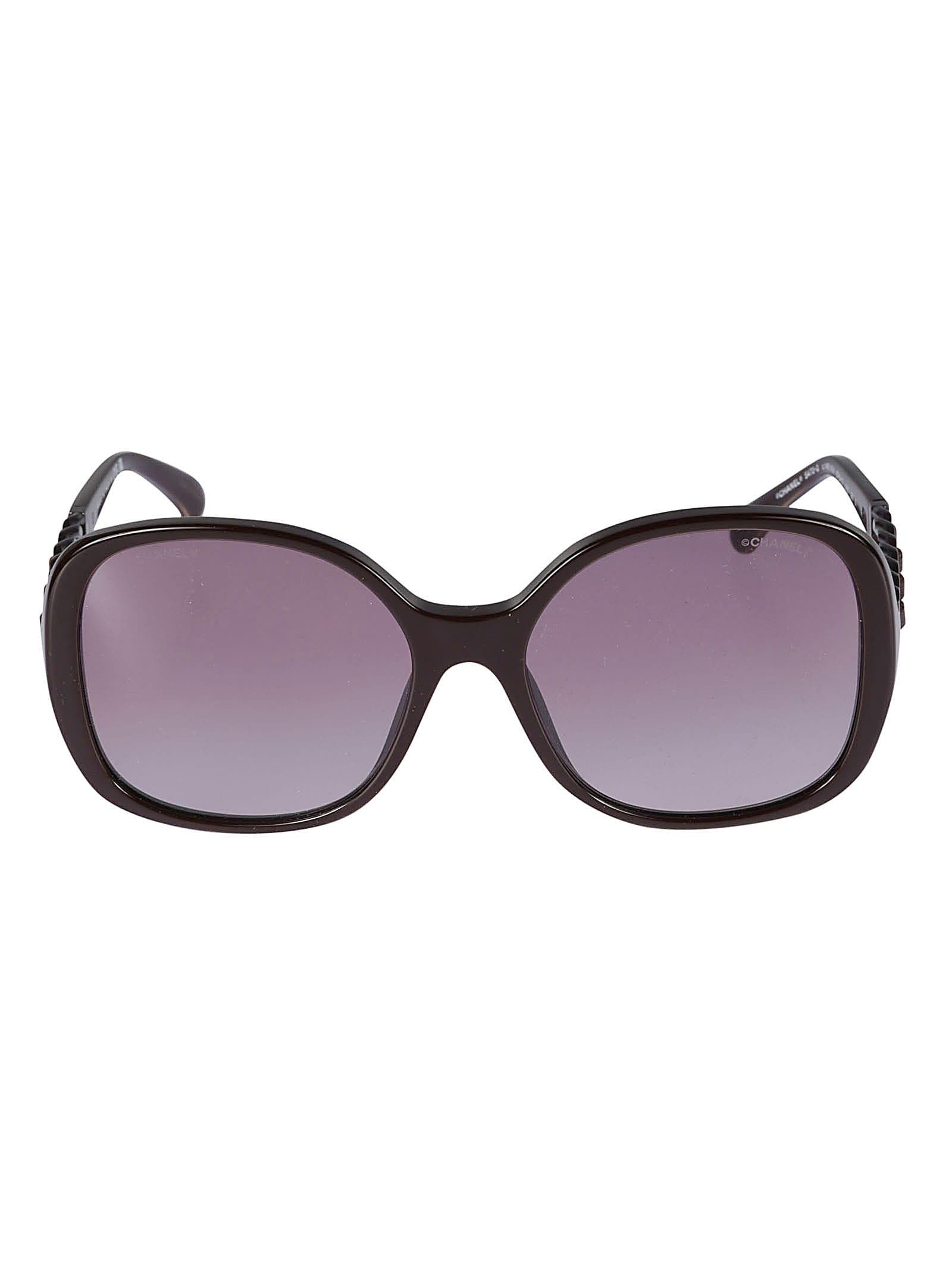 Chanel Square Sunglasses in Purple