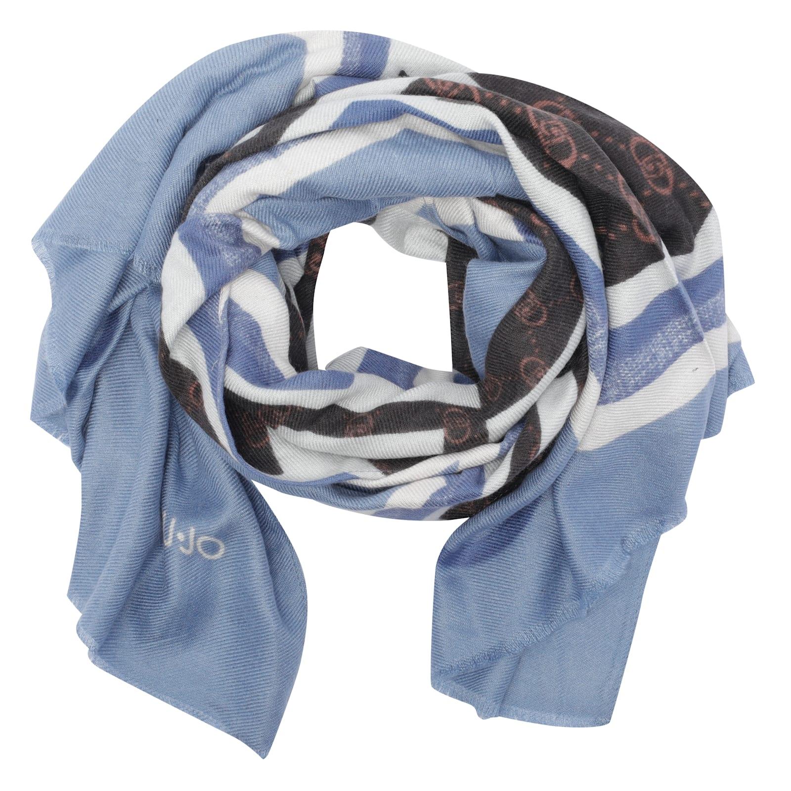 スカーフ LIU JO Woman Scarf Blue 2A5038T0300 73936 Women's Scarves and Foulards, Shawls, Pashminas | Liu Jo