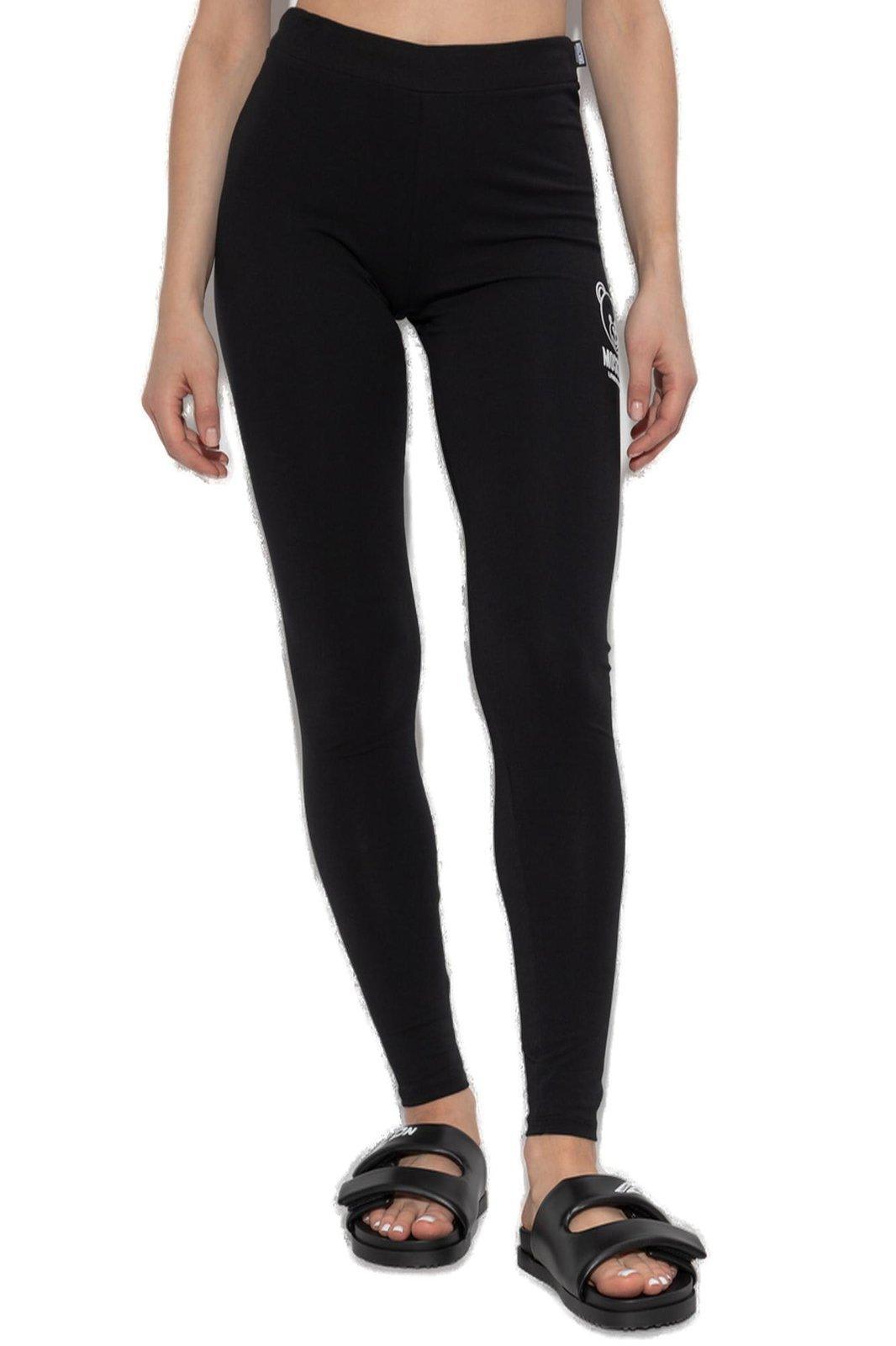 スパッツ・レギンス MOSCHINO Women Leggings 251K1032432381555 Black moschino-Black-Leggings.jpeg