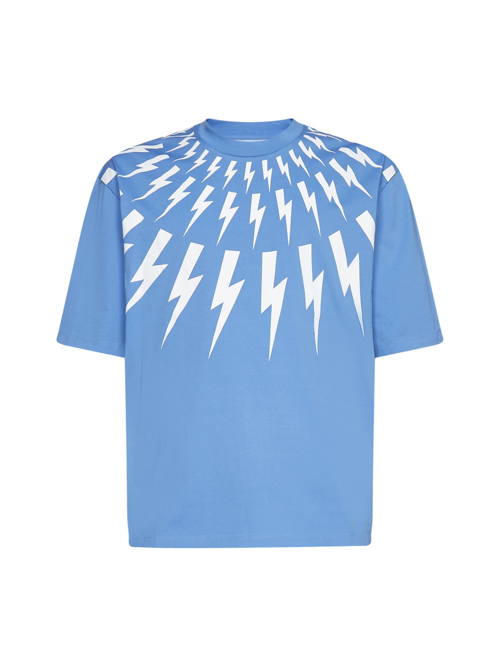 Neil Barrett T-shirt in Blue for Men | Lyst