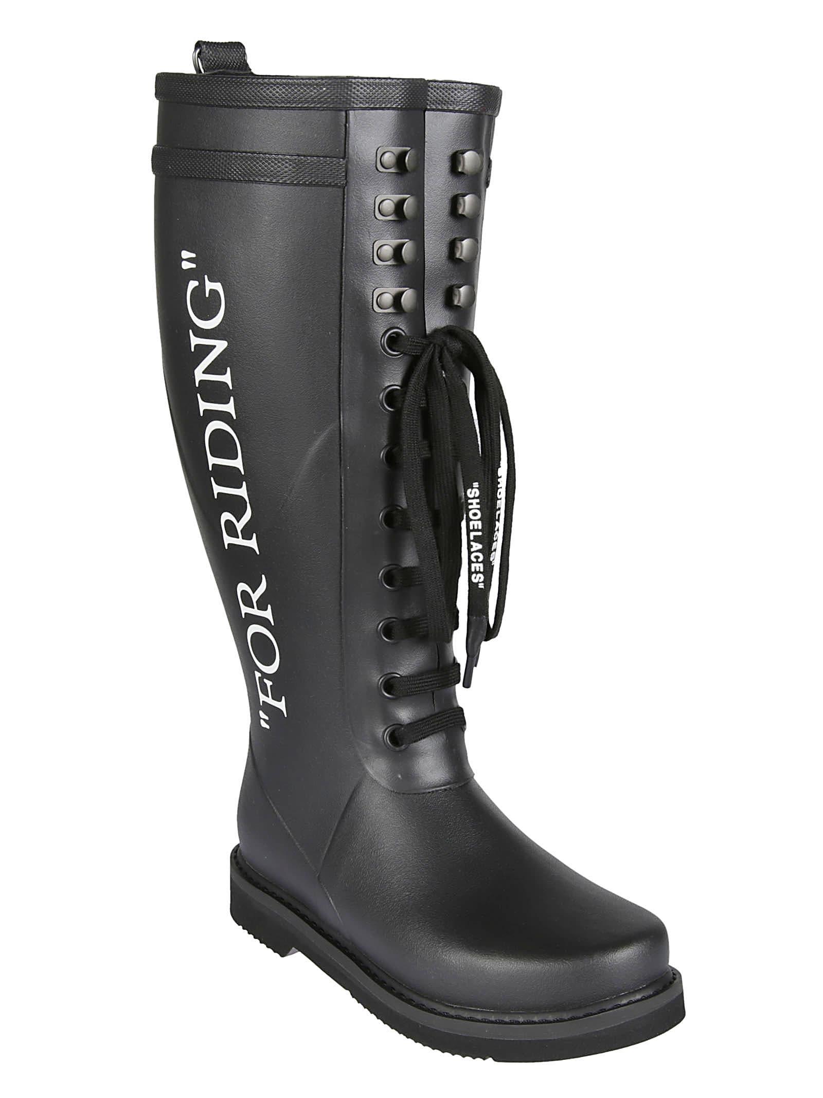 For riding wellington hotsell boots off white