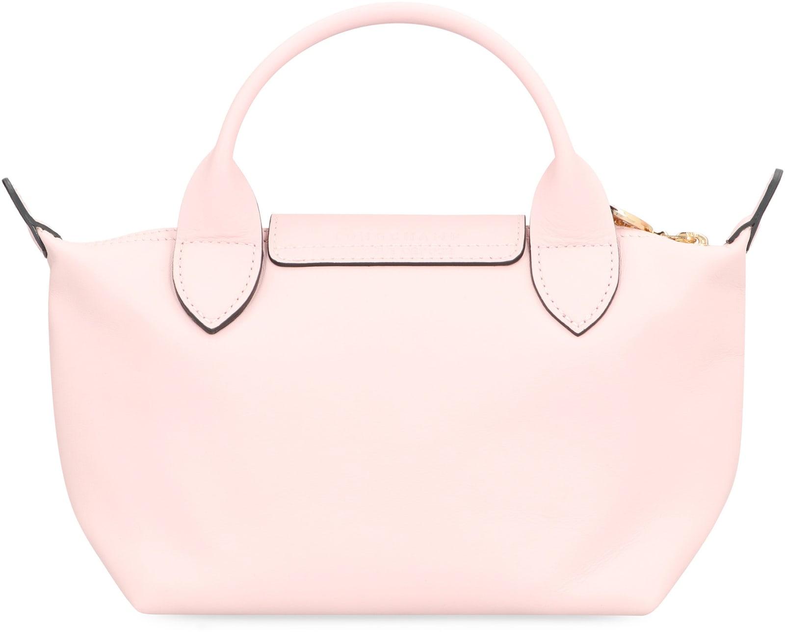Longchamp Xs Le Pliage Xtra Leather Handbag in Pink | Lyst