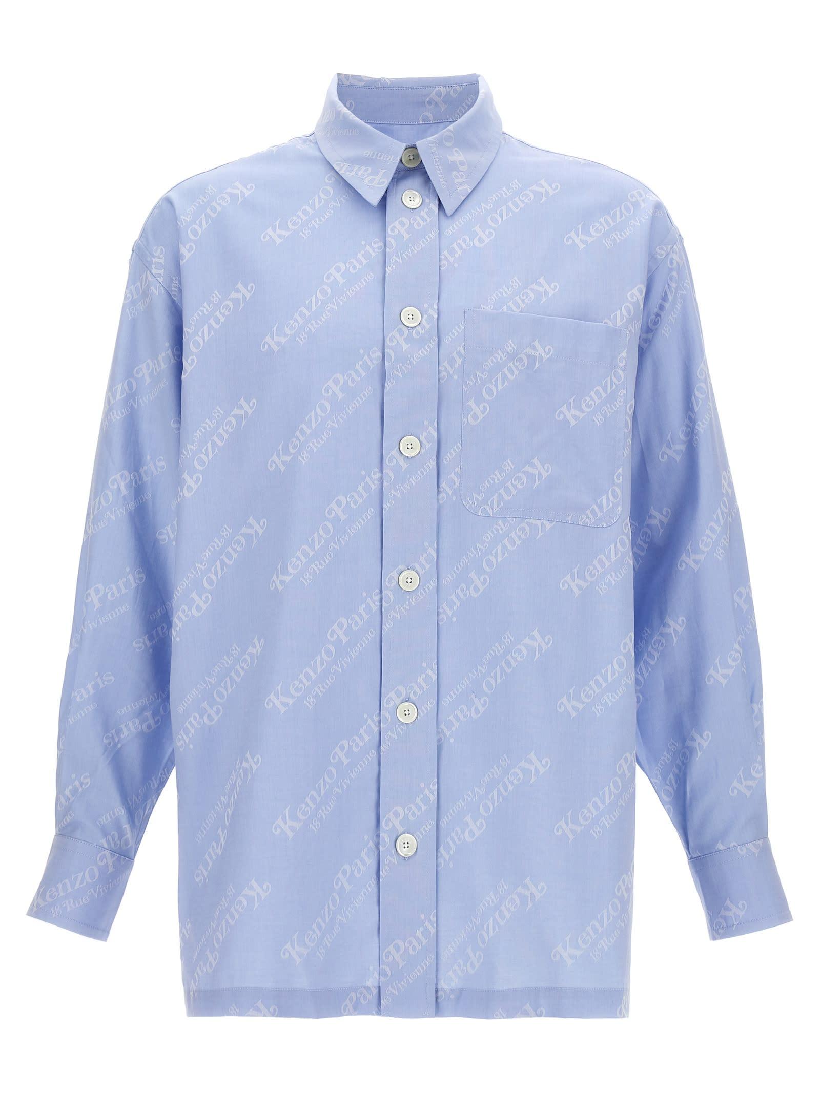 Kenzo light cheap blue shirt