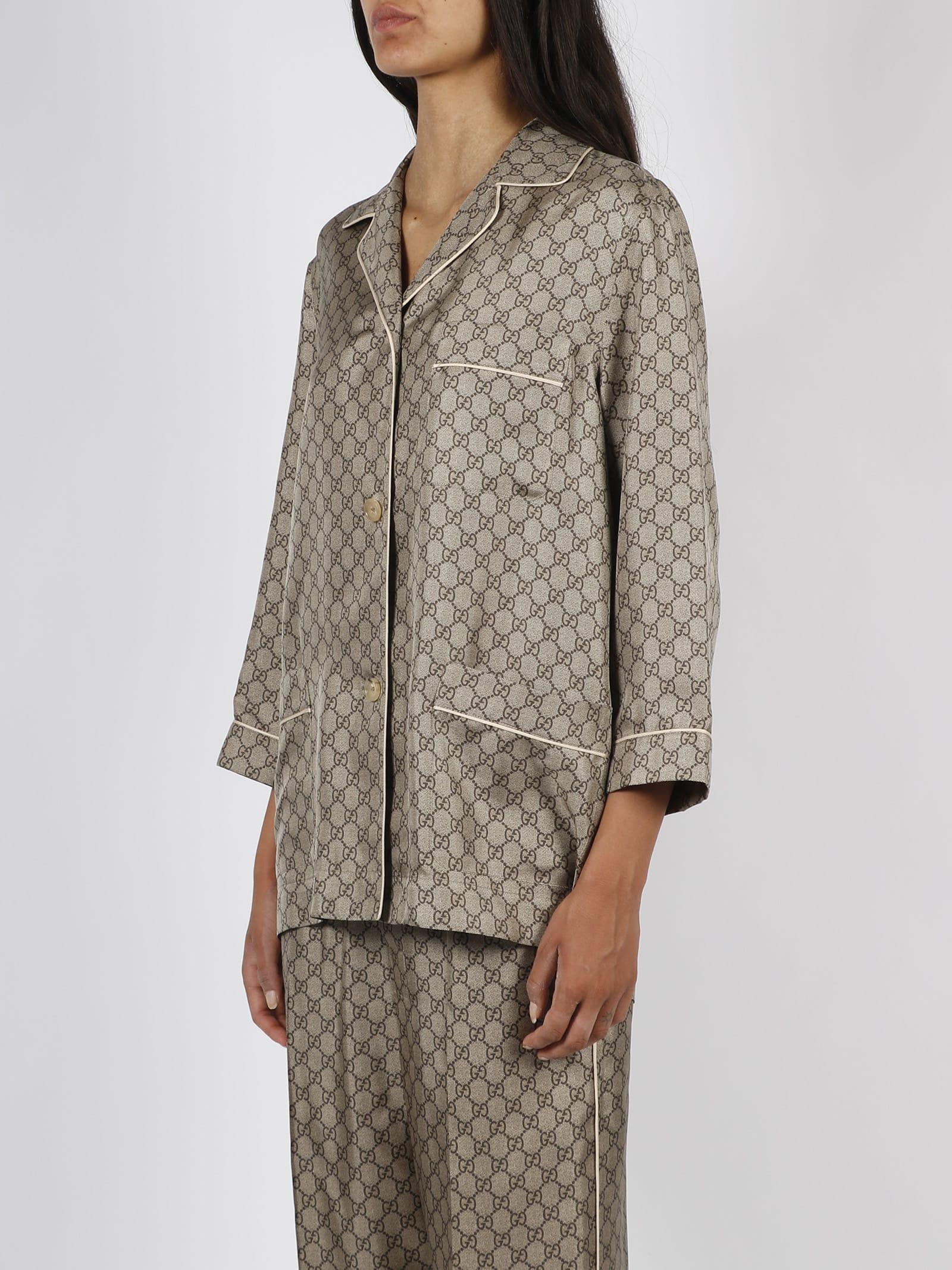 Louis Vuitton x Supreme Jacquard Silk Pajama Pants | Size 40, Apparel in White