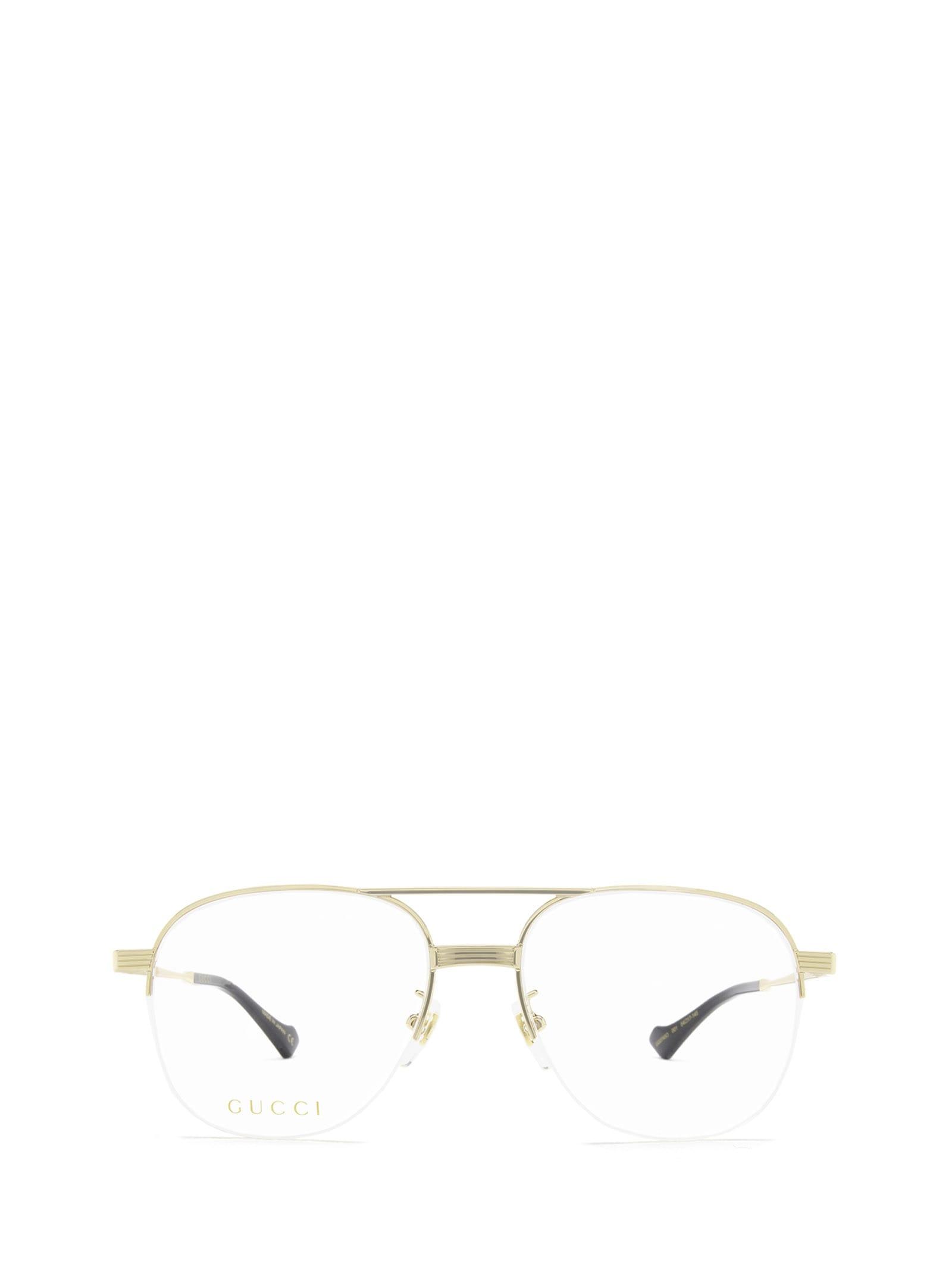 mens gold gucci glasses