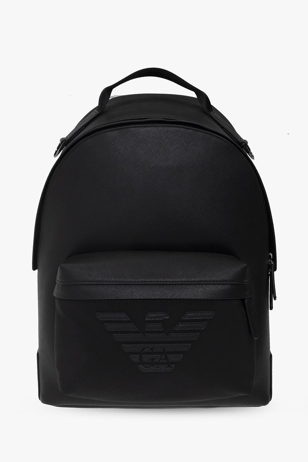 Emporio Armani Backpack From The 'sustainable' Collection in Black for Men  | Lyst