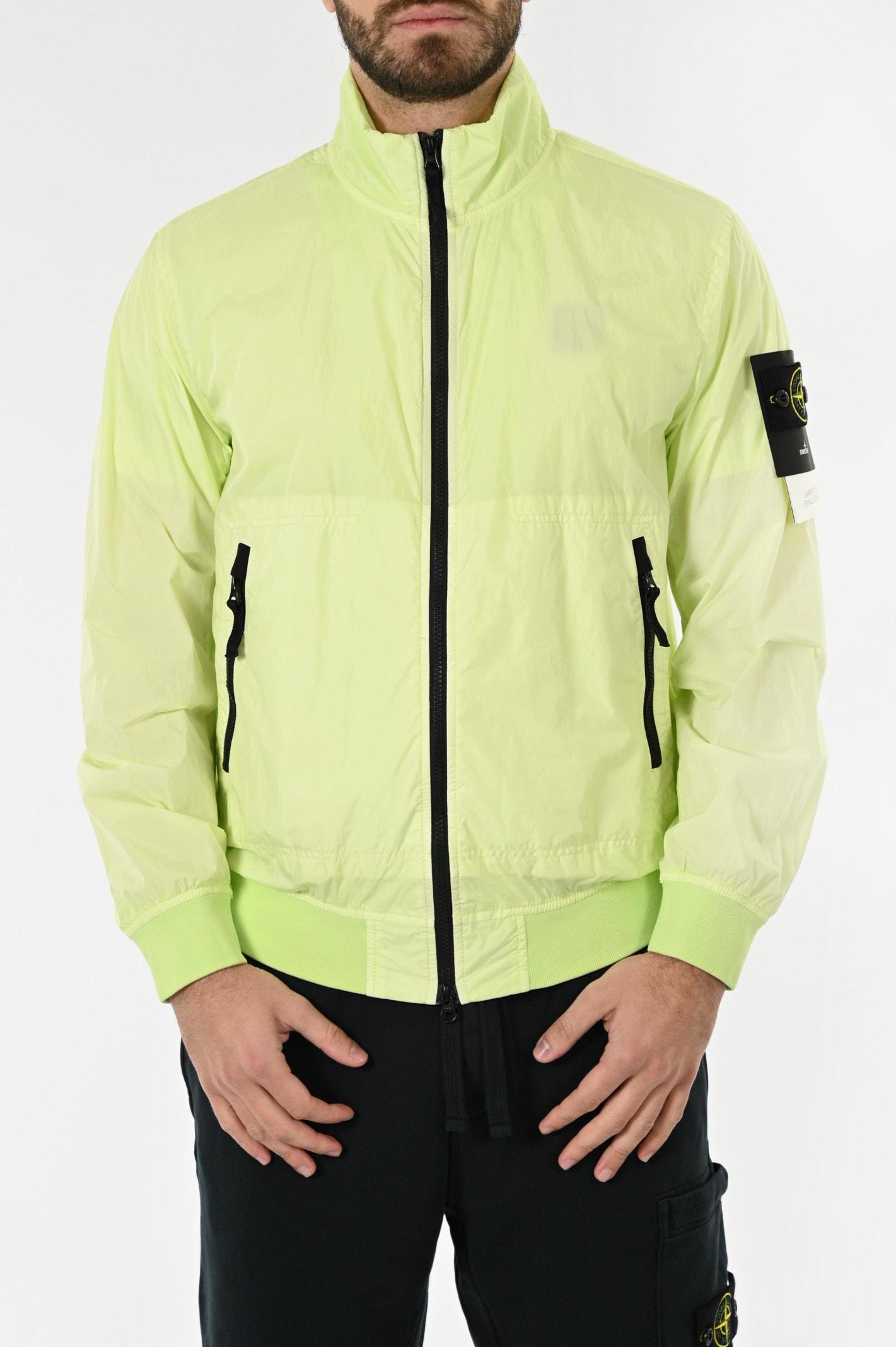 Stone Island Garment Dyed Crinkle Reps Ny Jacket in Green for Men | Lyst