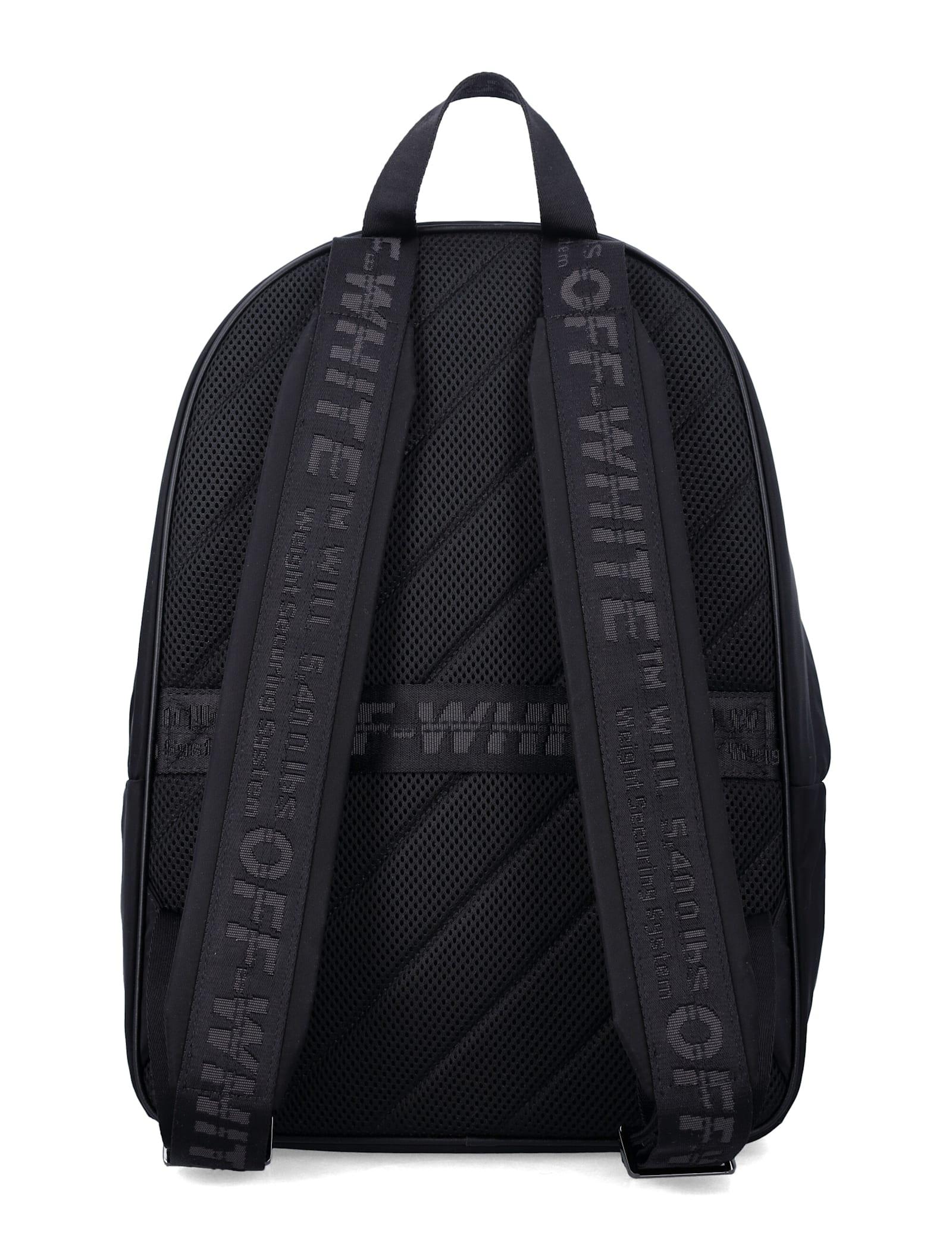 Off-White C/O Virgil Abloh Striped Backpack Off-White c/o Virgil Abloh Diagonal Stripes Backpack - White  main image 3