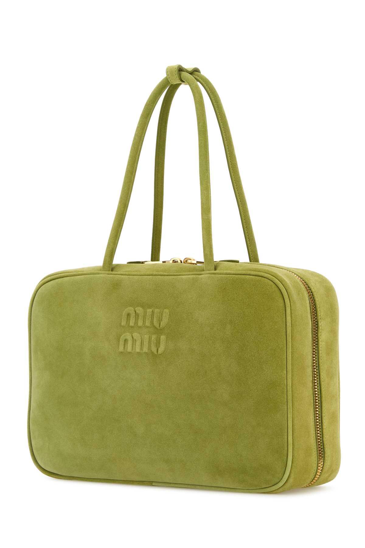Miu Miu Handbags in Green | Lyst