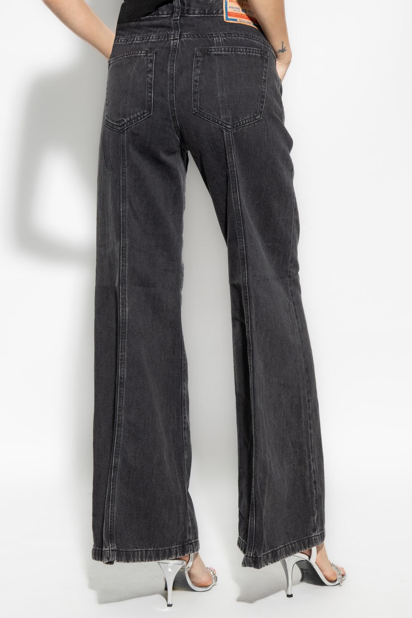 DIESEL D-akii 068hn Flared Bootcut Jeans in Black | Lyst UK DIESEL D-akii 068hn Flared Bootcut Jeans in Black | Lyst UK