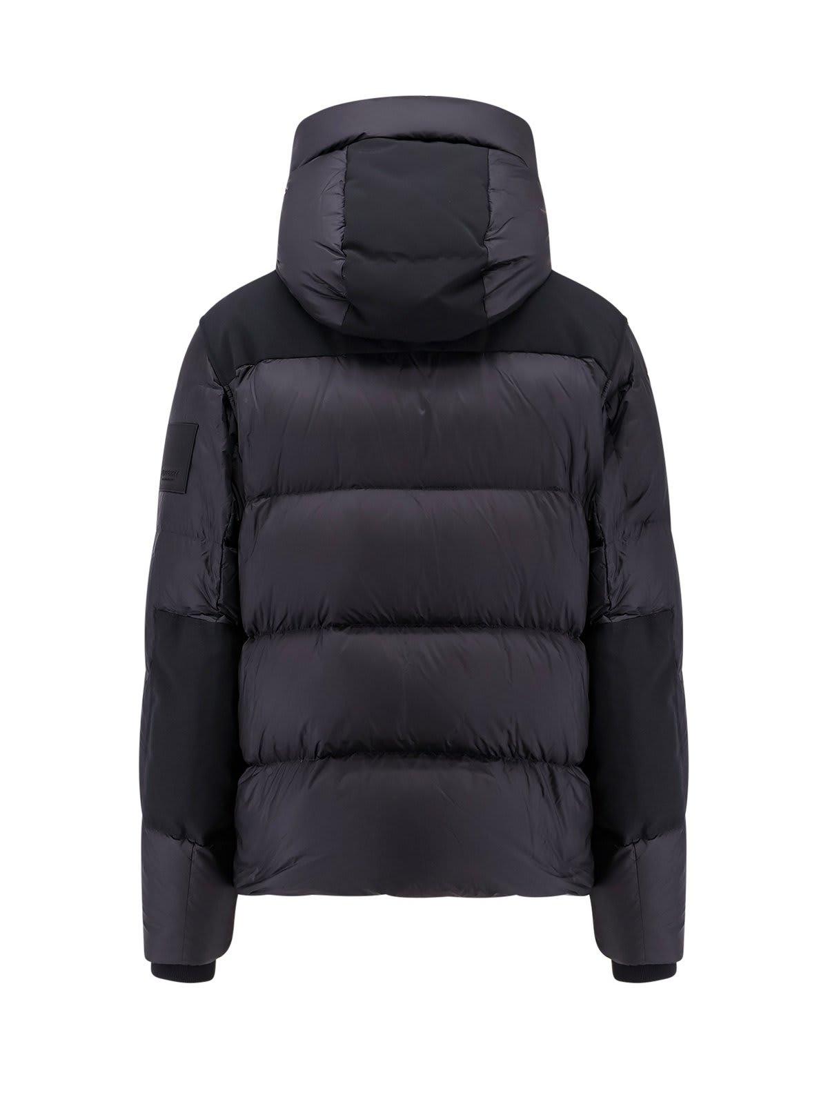 Burberry Hooded Padded Jacket in Blue for Men Lyst
