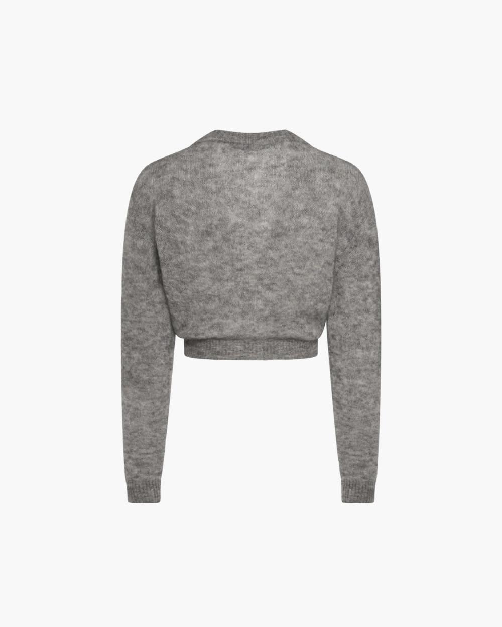 Alessandra Rich Wool Mohair Cropped 