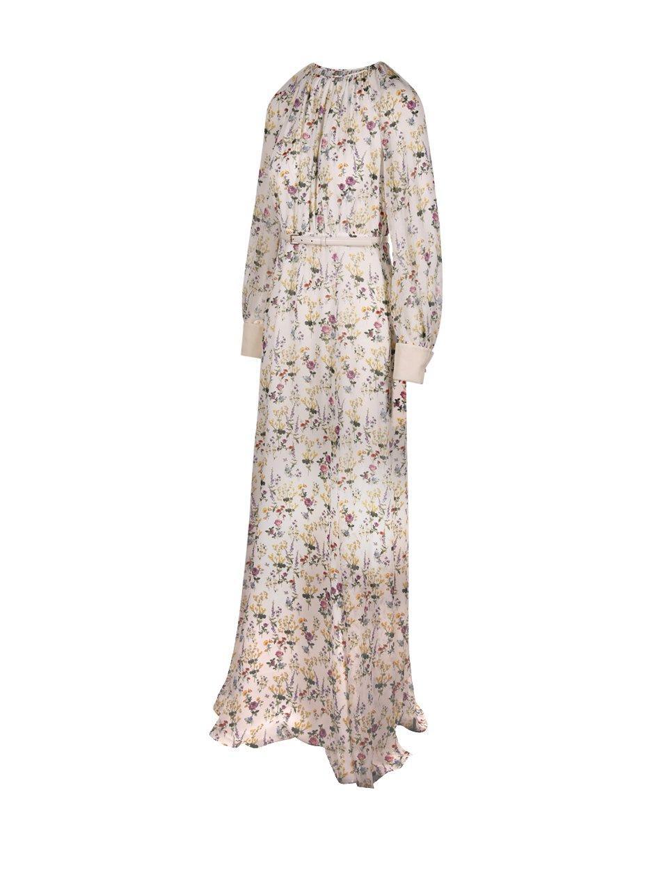 【送料&関税込】Max Mara Studio Floral Patterned Long-sleeve Max Mara Zaza Floral Printed Shirt Dress — UFO No More