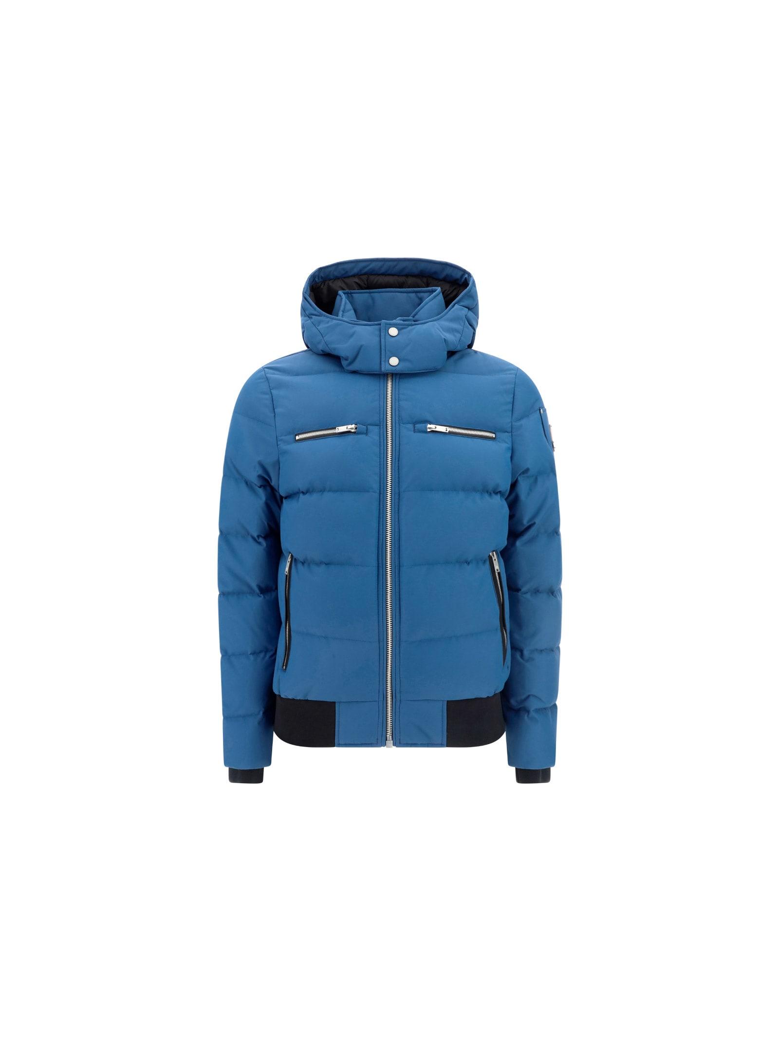 Moose Knuckles Cloud Bomber Jacket in Blue for Men