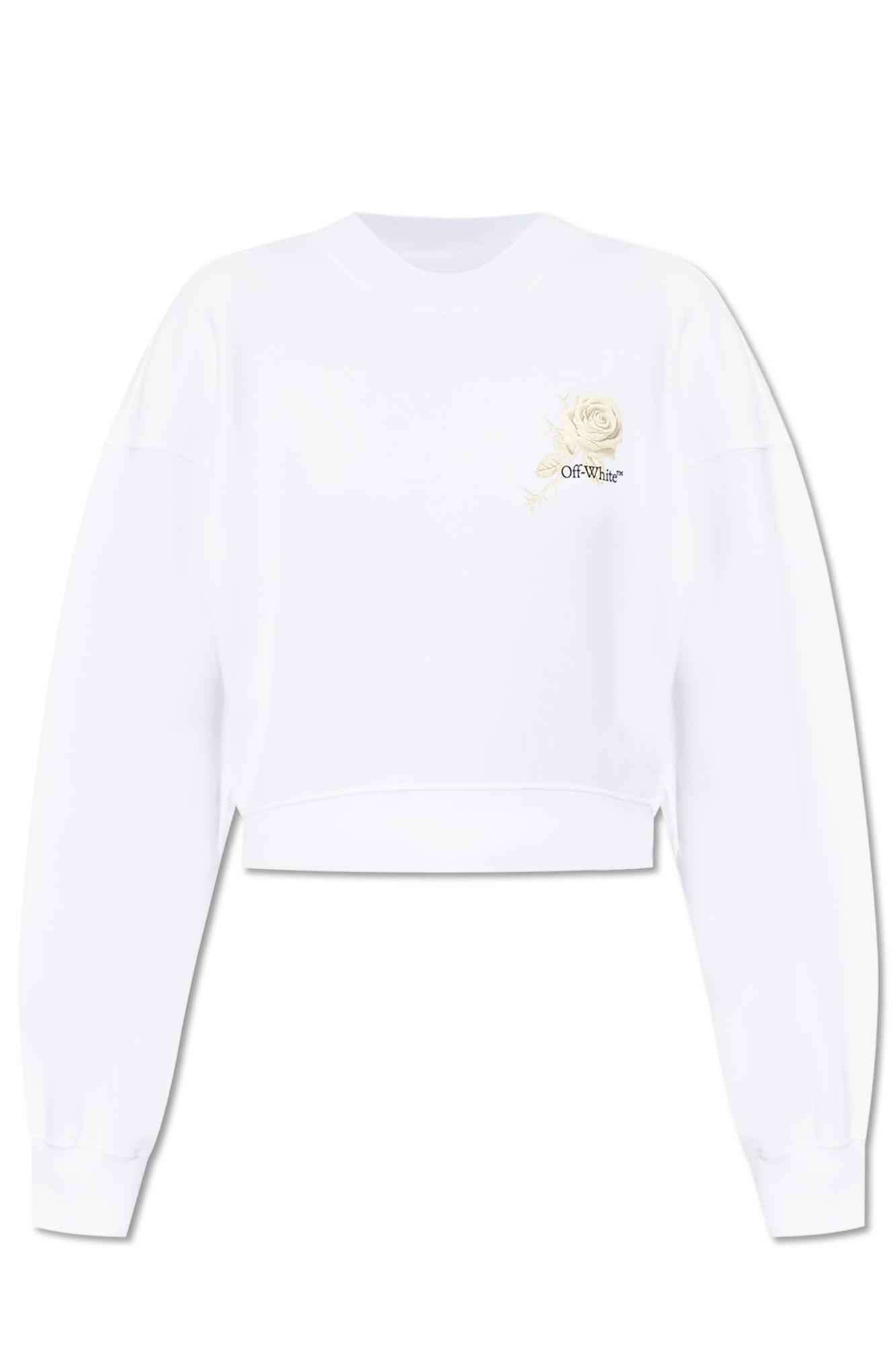 スウェット・トレーナー OFF WHITE Cotton sweatshirt whit frontal logo print Bianco 20191341_50515554_600.jpg